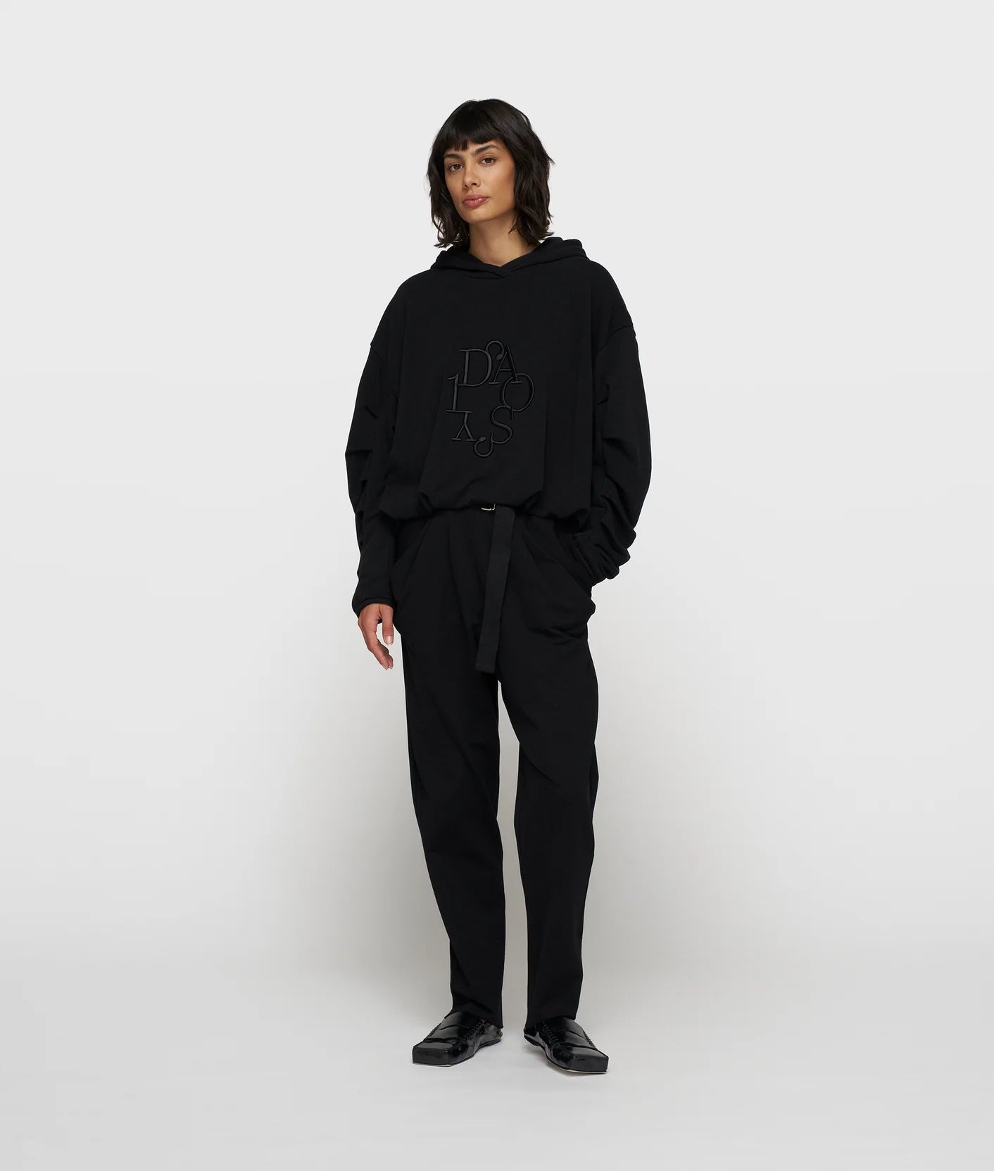 10 DAYS PLEATED BOLLON HOODIE