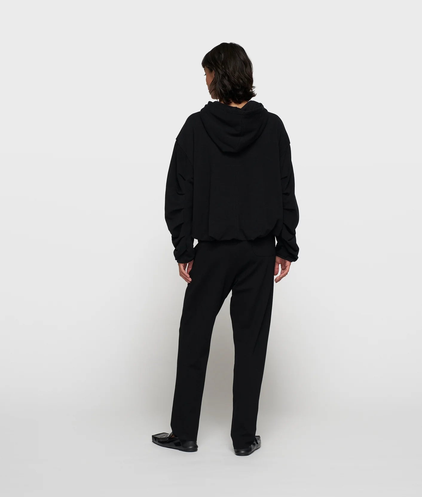 10 DAYS PLEATED BOLLON HOODIE