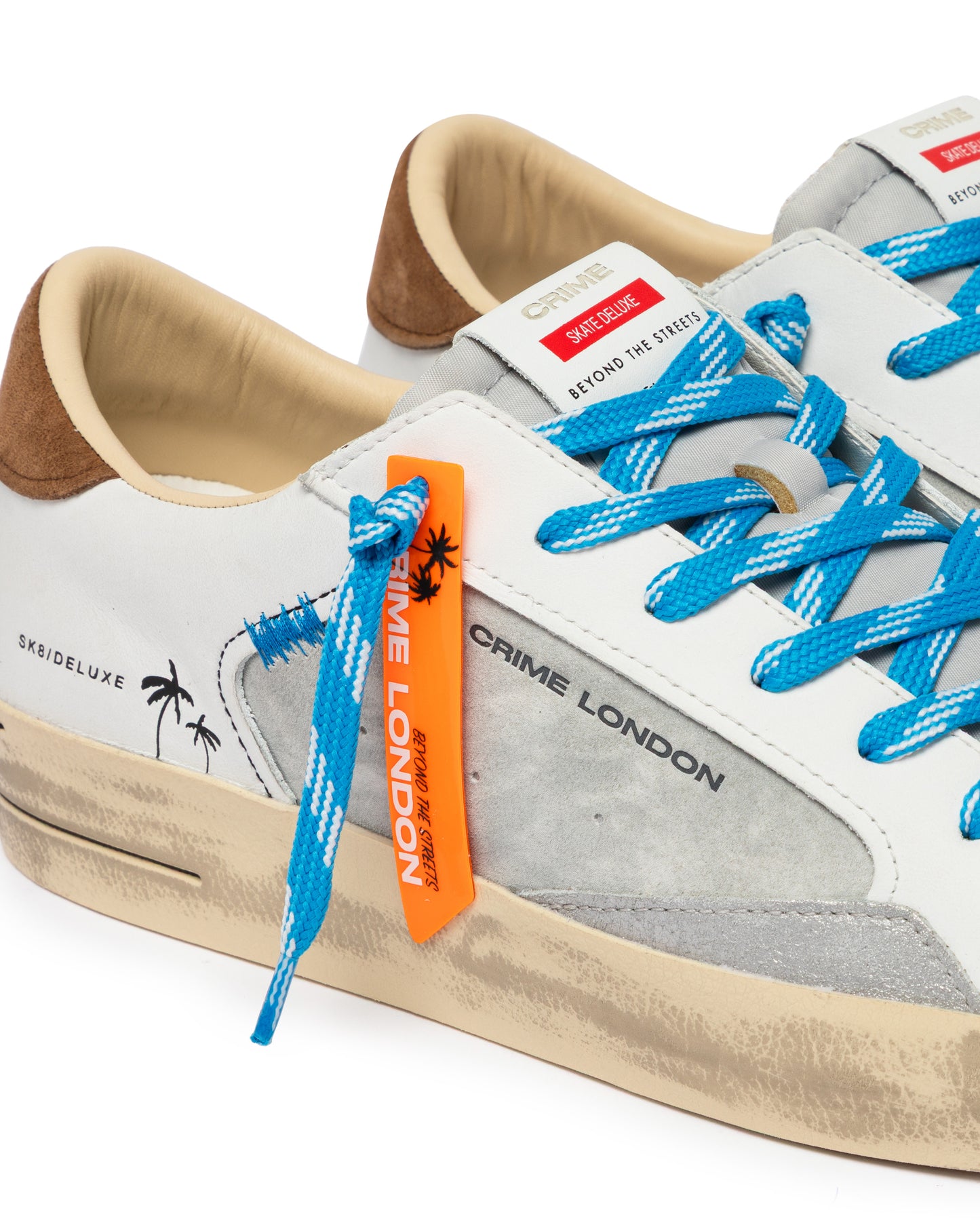 CRIME LONDON HERREN SK8 DELUXE ICE GREY