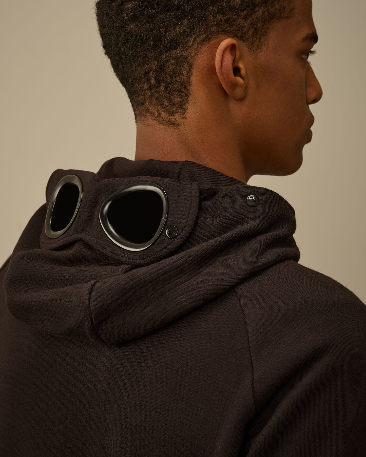 Cp Company Diagonal Raised Fleece Goggle Sweatshirt