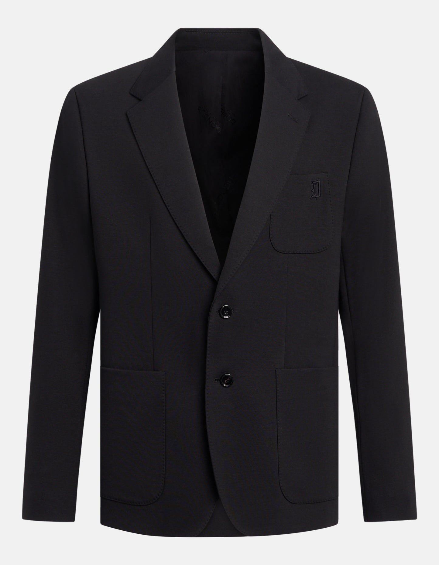 Dondup Herren Einreihiger Blazer aus Jersey