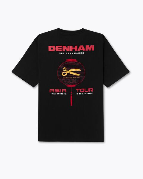 Denham ASIA TOUR TEE Jeans Jersey - Boxy Fit Herren