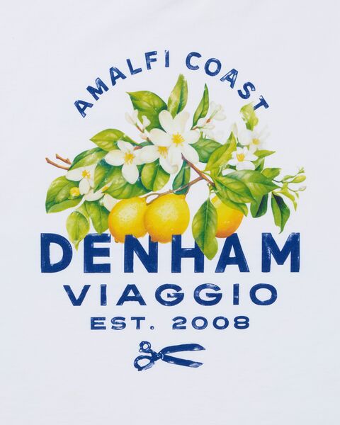 Denham OSAKA AMALFI TEE Heavy Core Jersey - Boxy Fit Damen