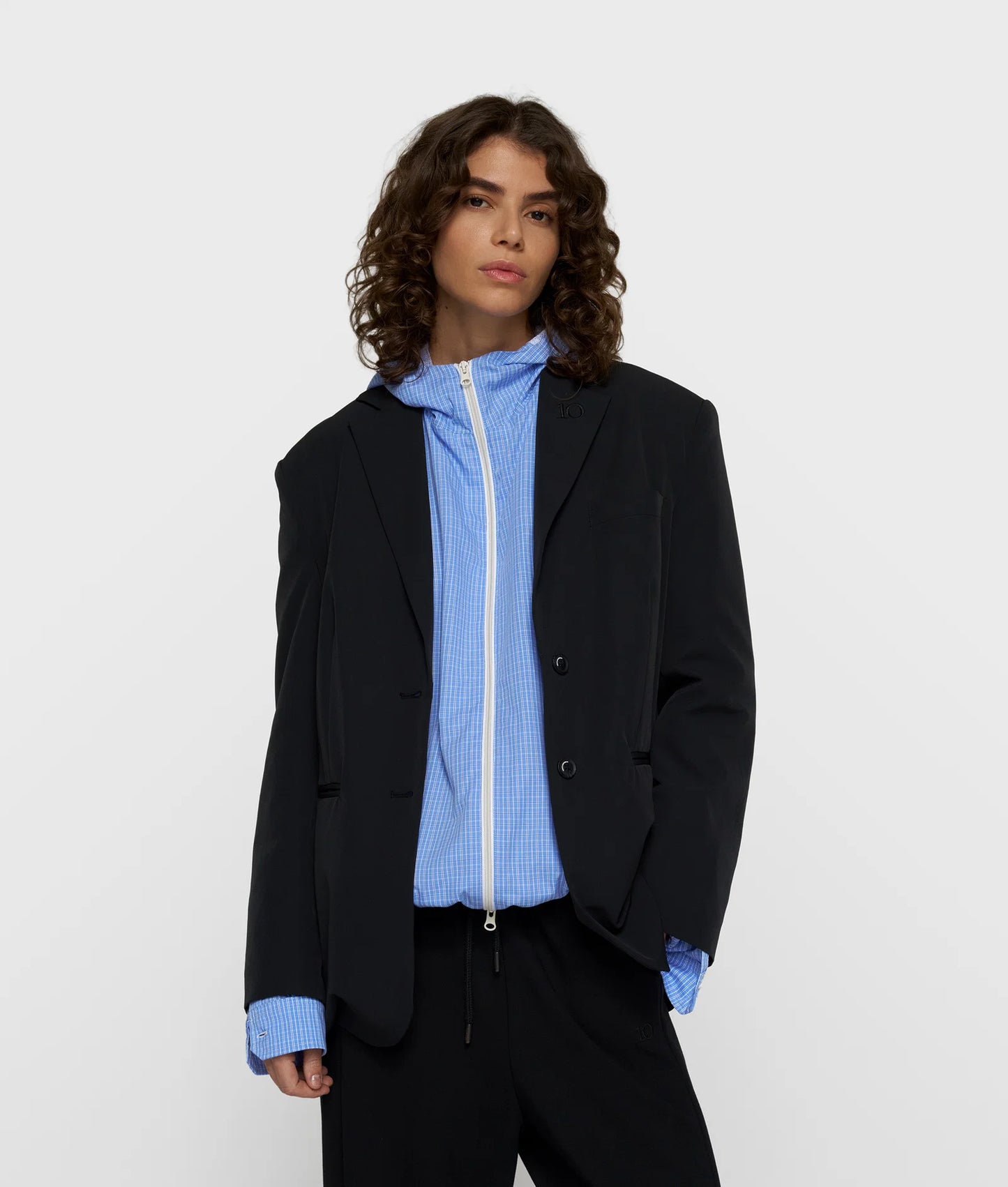 10 DAYS DOUBLE CUFF TRAVEL BLAZER