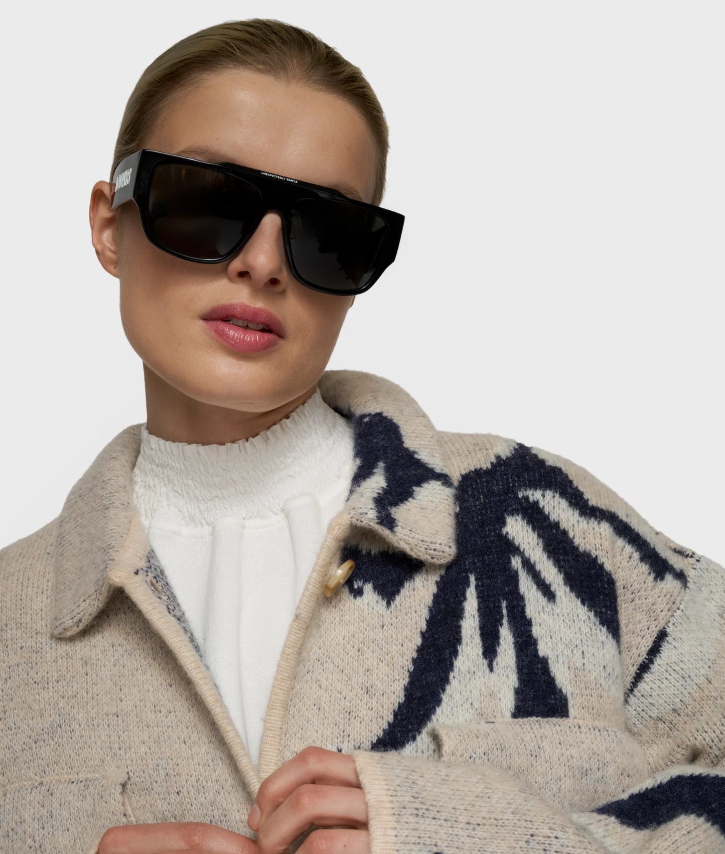 10 DAYS LONG KNIT JACKET FLOWERS