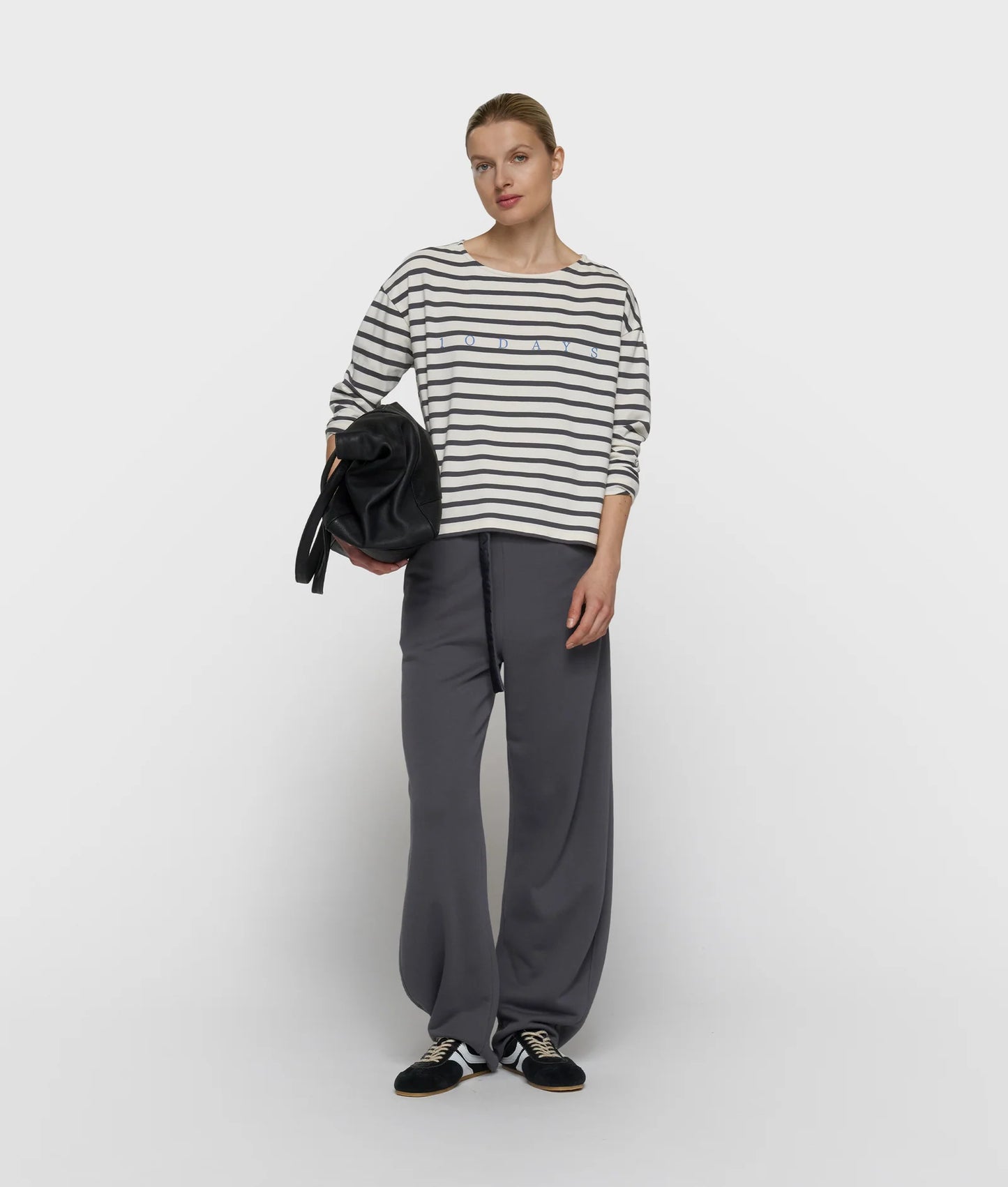 10 DAYS BOAT NECK TOP STRIPES