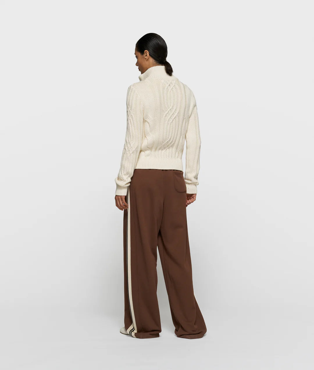 10 DAYS CABLE KNIT ZIP