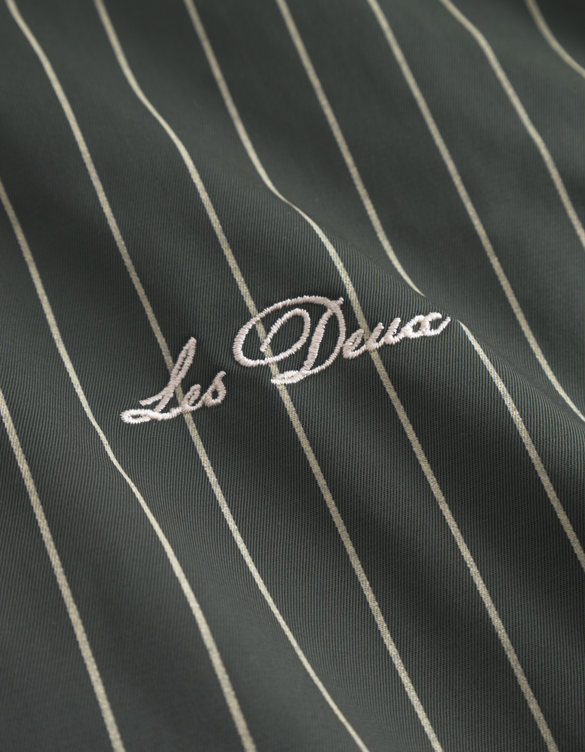 Les Deux Varsity Tech Pinstripe Jacket