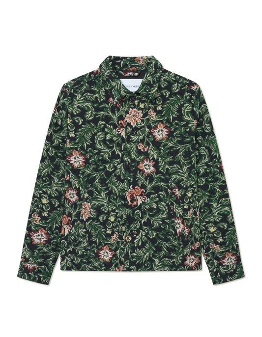 Les Deux Jaiden Flower Jacquard Overshirt