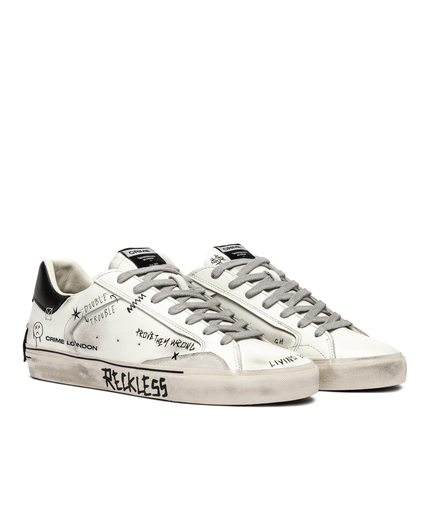 CRIME LONDON DISTRESSED INK WALL HERREN