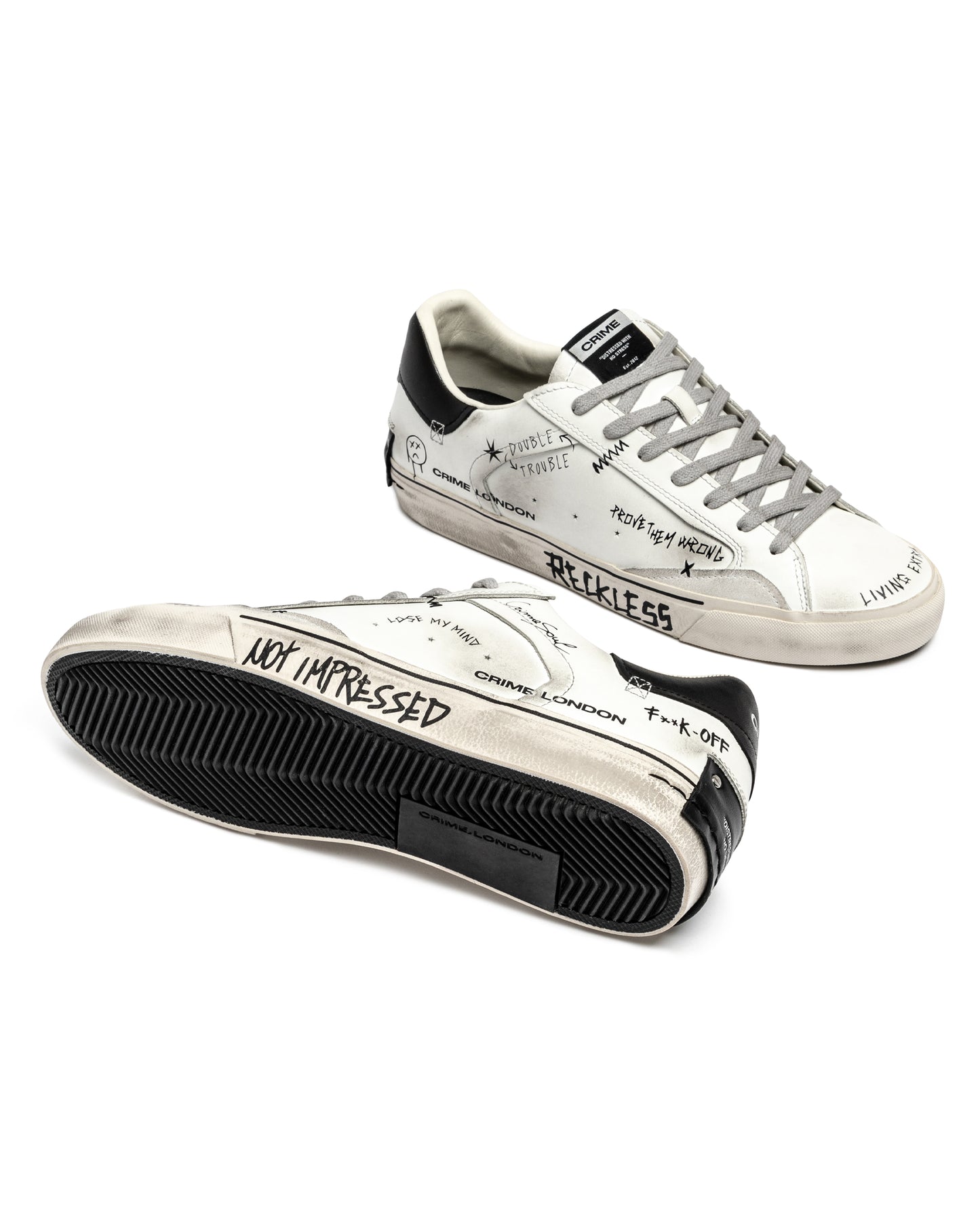 CRIME LONDON DISTRESSED INK WALL HERREN