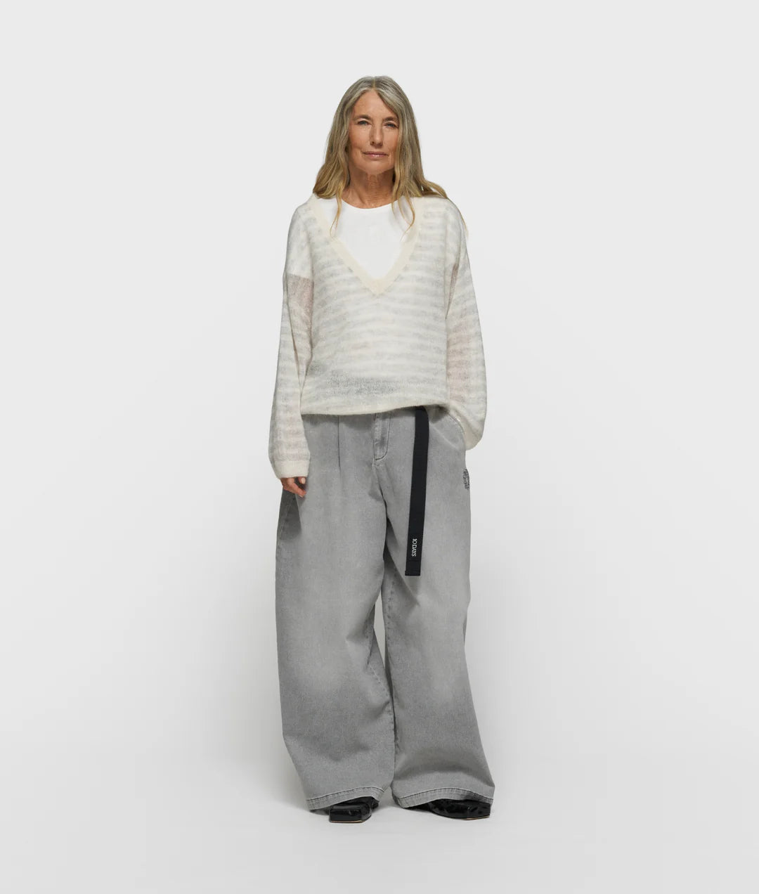 10 DAYS THIN V-NECK KNIT SWEATER