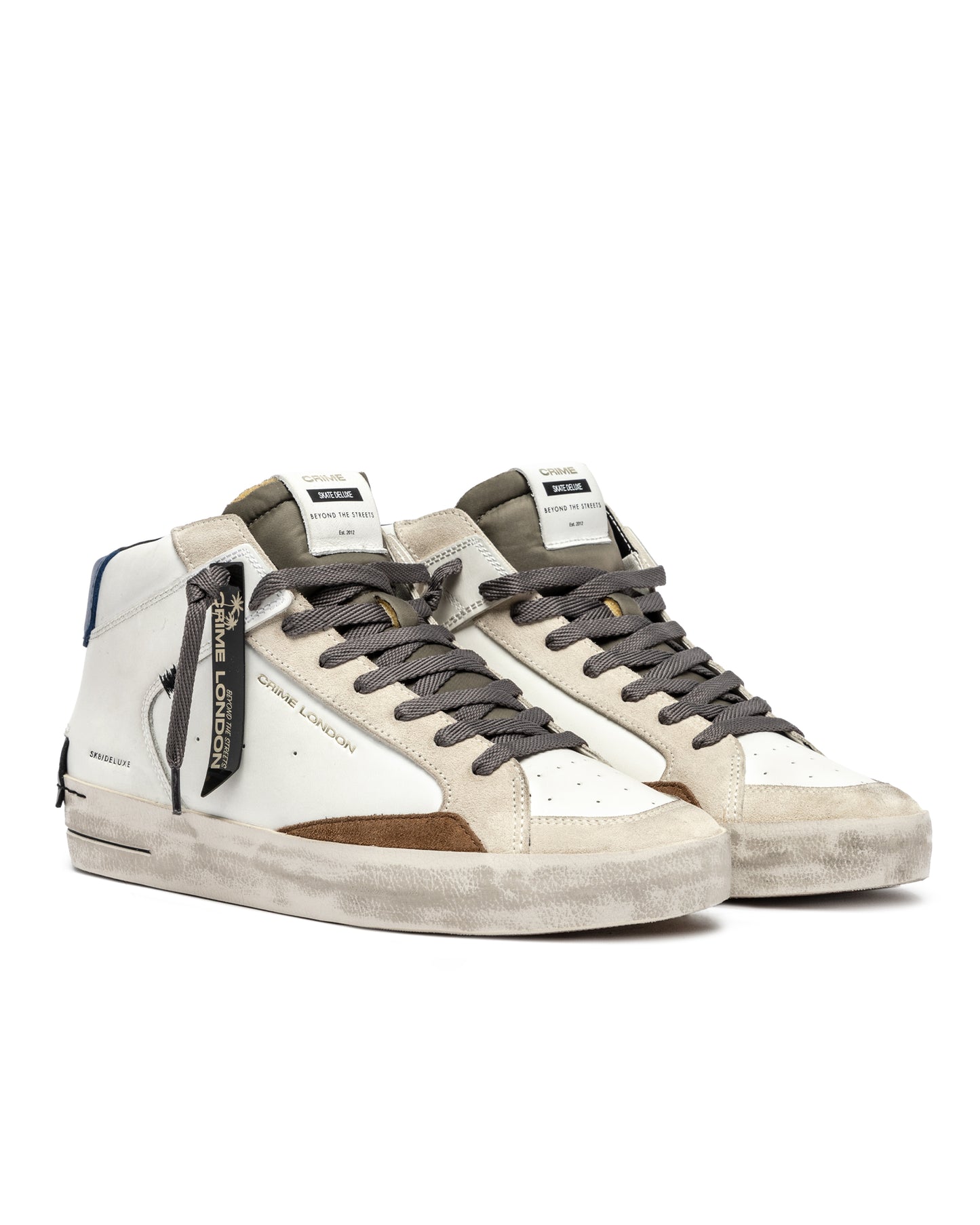 CRIME LONDON HERREN SK8 DELUXE MID DUSTY BLUE