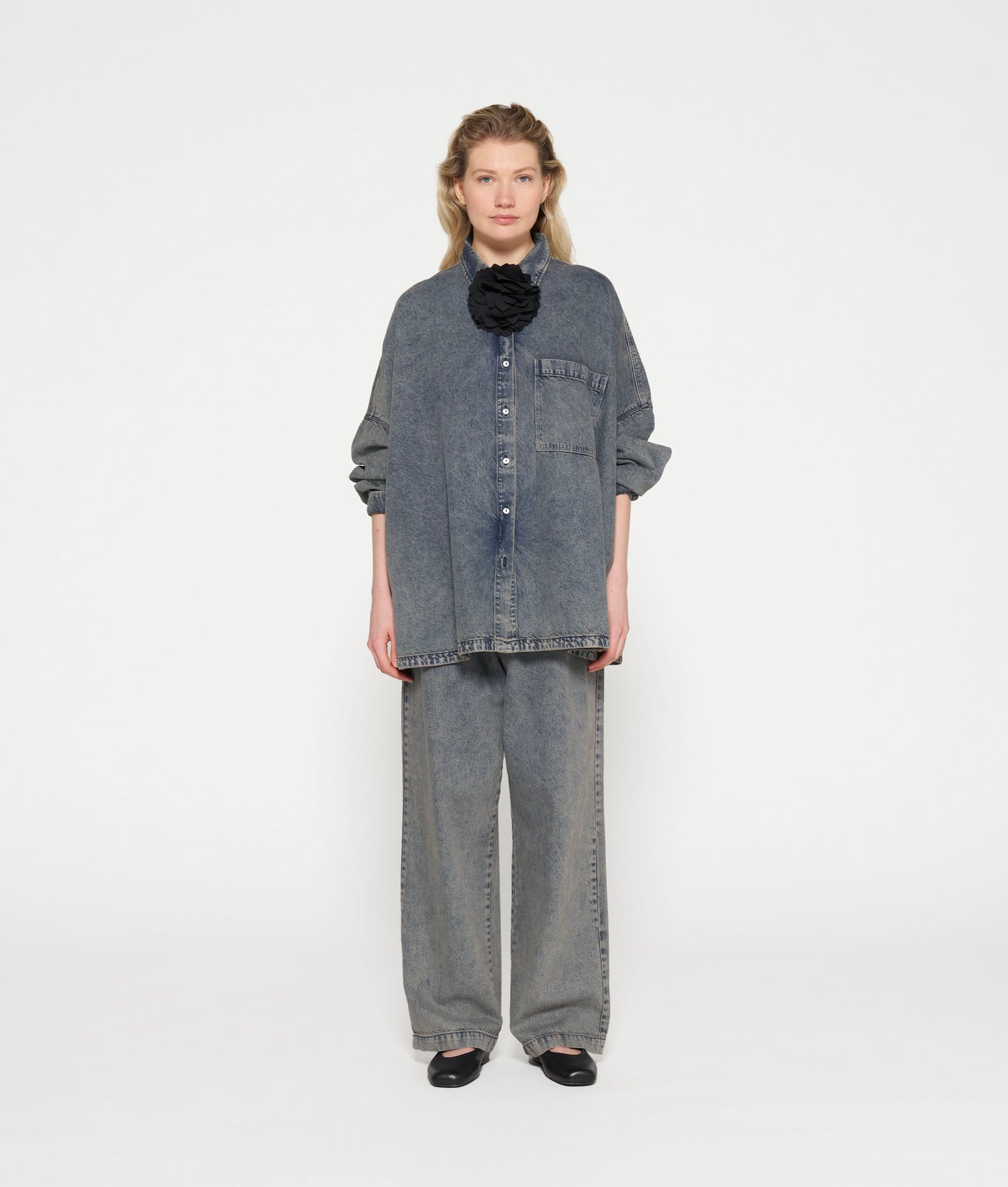 10 DAYS SHIRT FLOWY DENIM