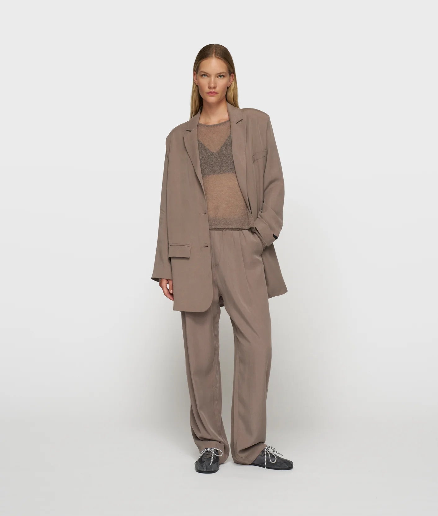 10 DAYS LONG FLOWY BLAZER LYOCELL