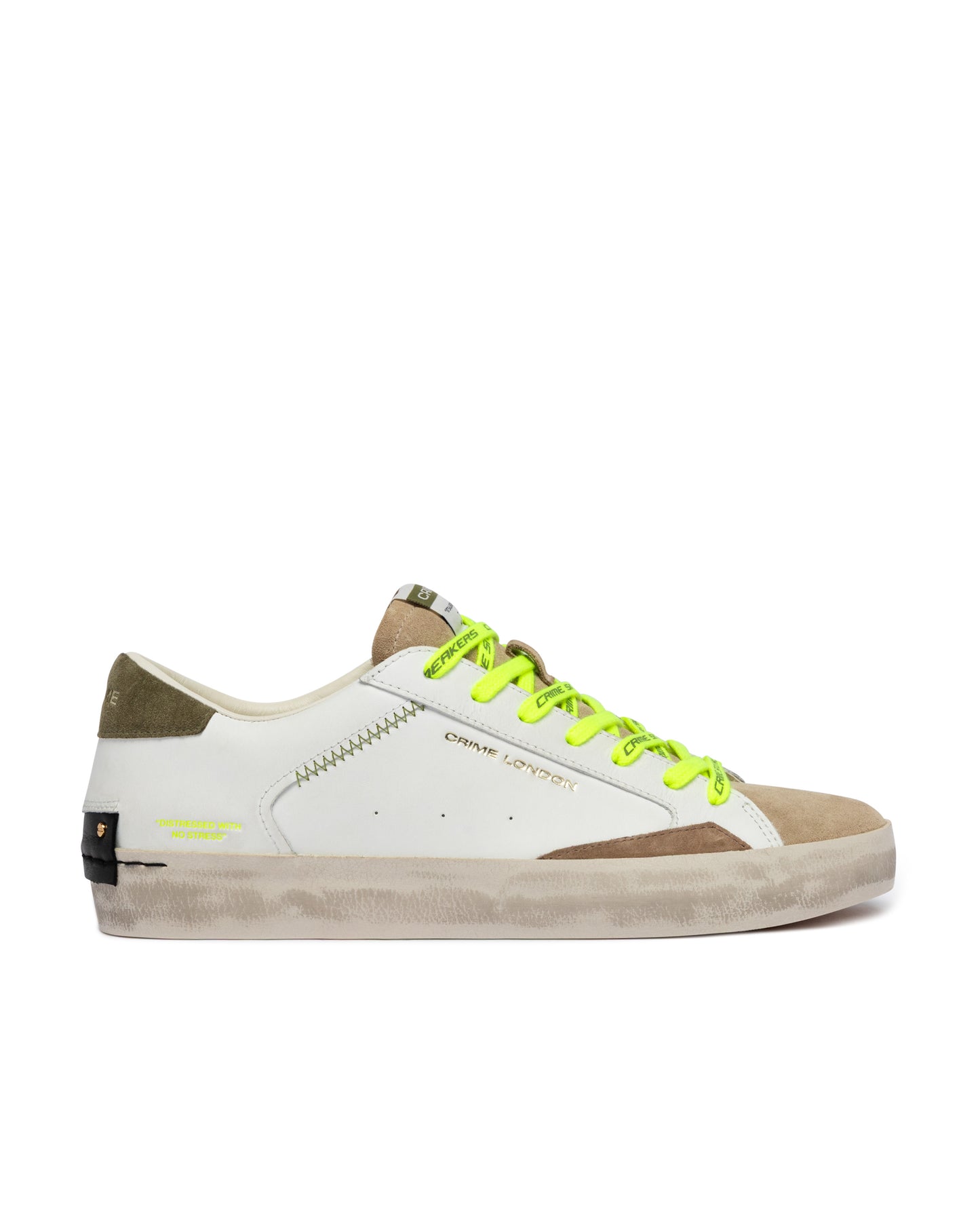 CRIME LONDON HERREN DISTRESSED ARMY GREEN