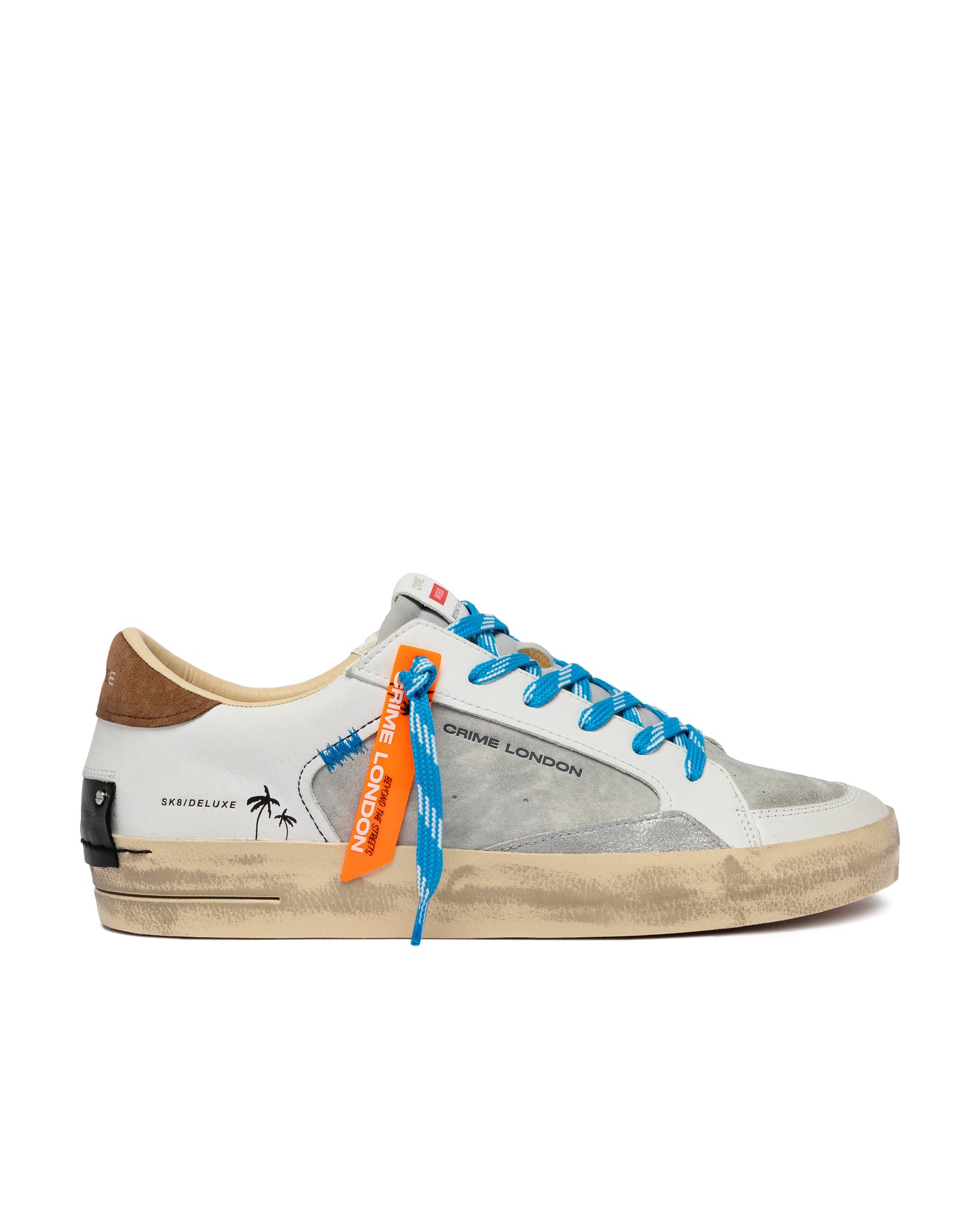 CRIME LONDON HERREN SK8 DELUXE ICE GREY