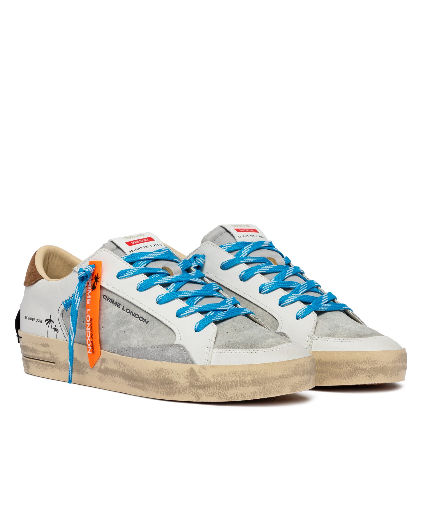 CRIME LONDON HERREN SK8 DELUXE ICE GREY