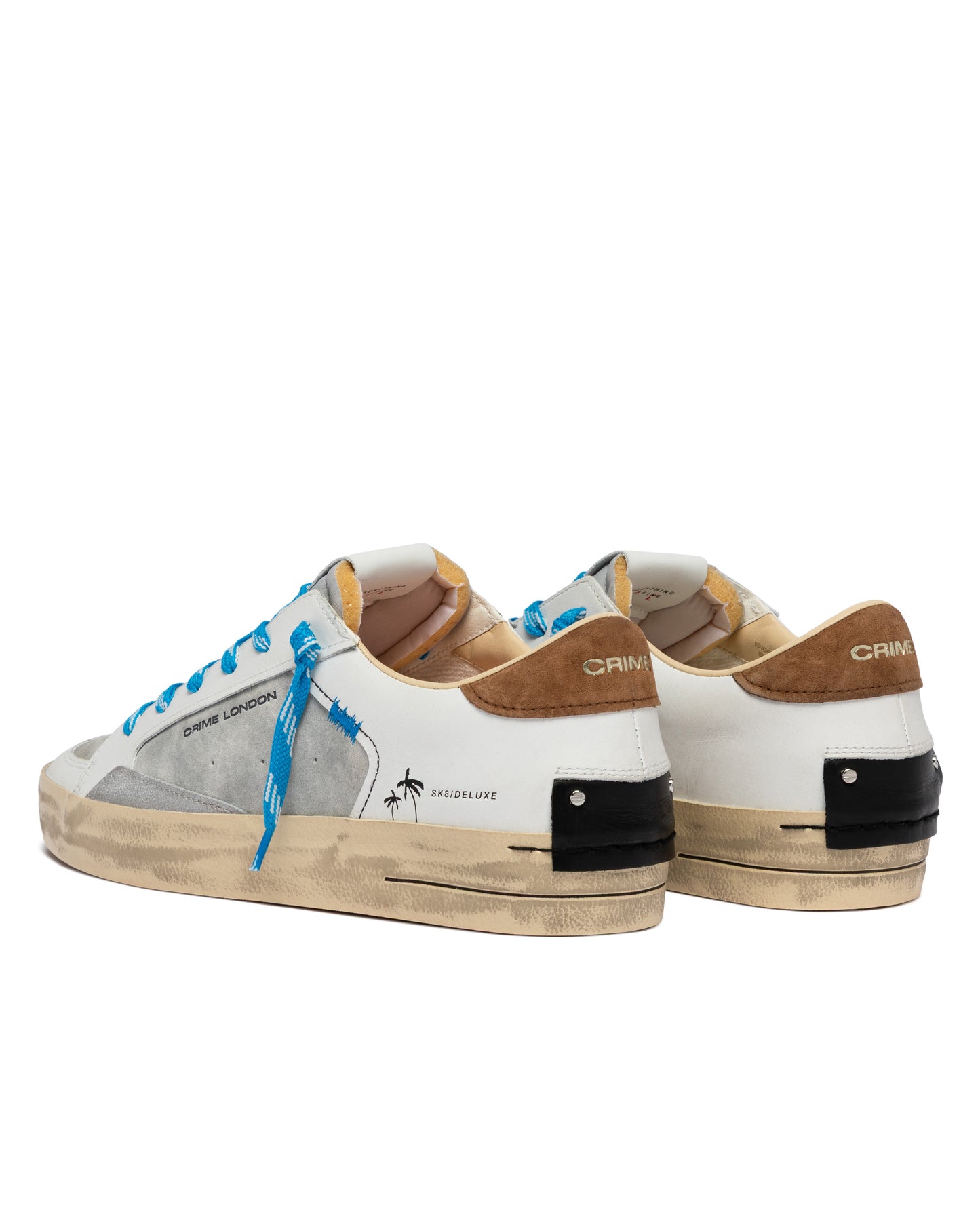 CRIME LONDON HERREN SK8 DELUXE ICE GREY
