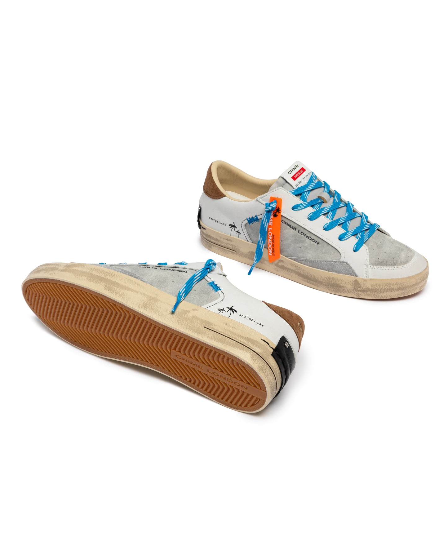 CRIME LONDON HERREN SK8 DELUXE ICE GREY