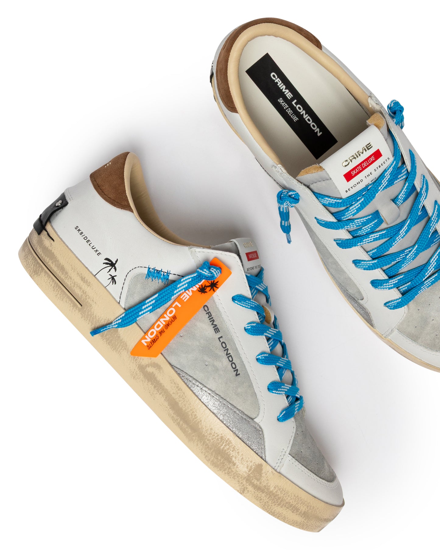 CRIME LONDON HERREN SK8 DELUXE ICE GREY