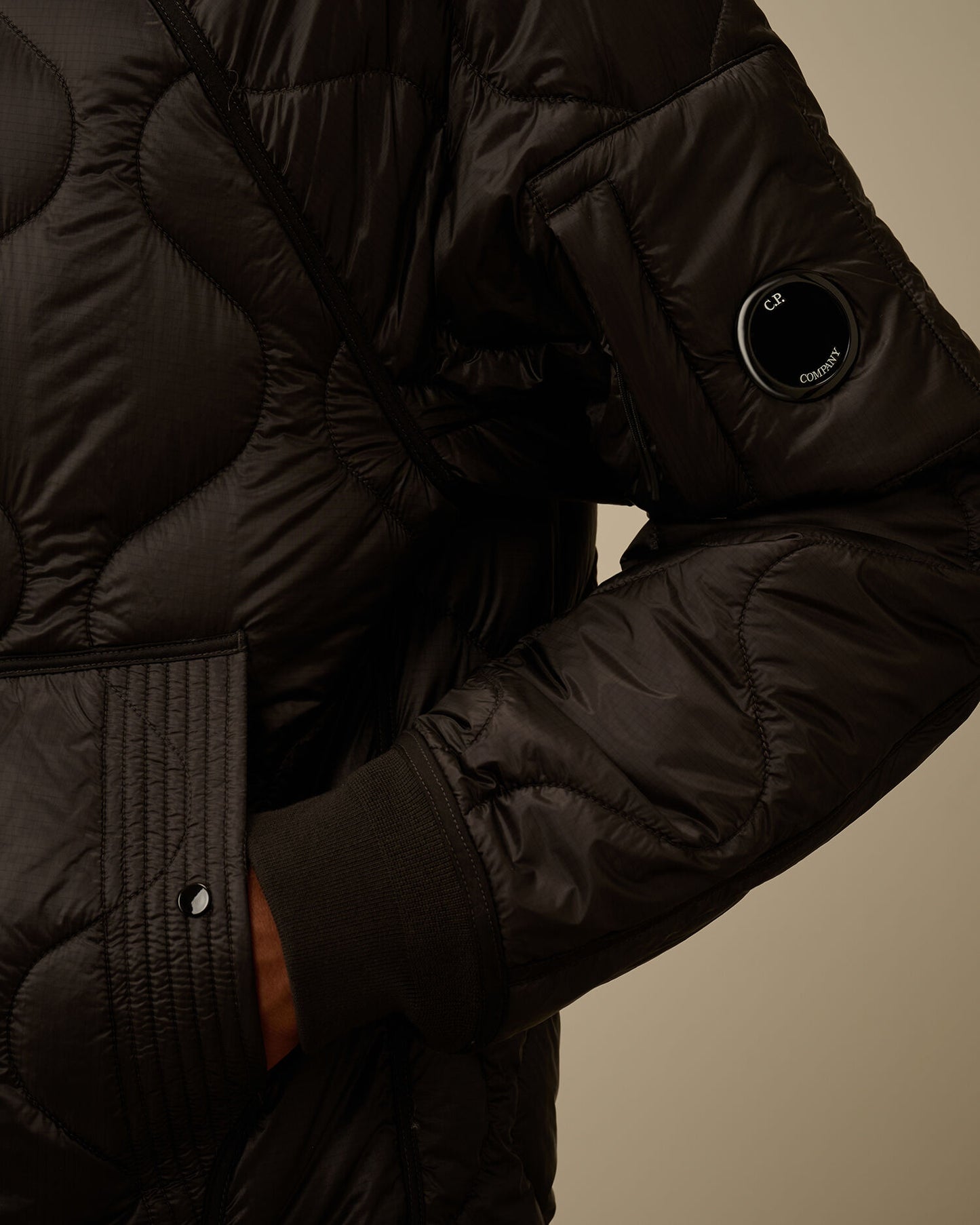 Cp Company Liner Hooded Padded Jacket