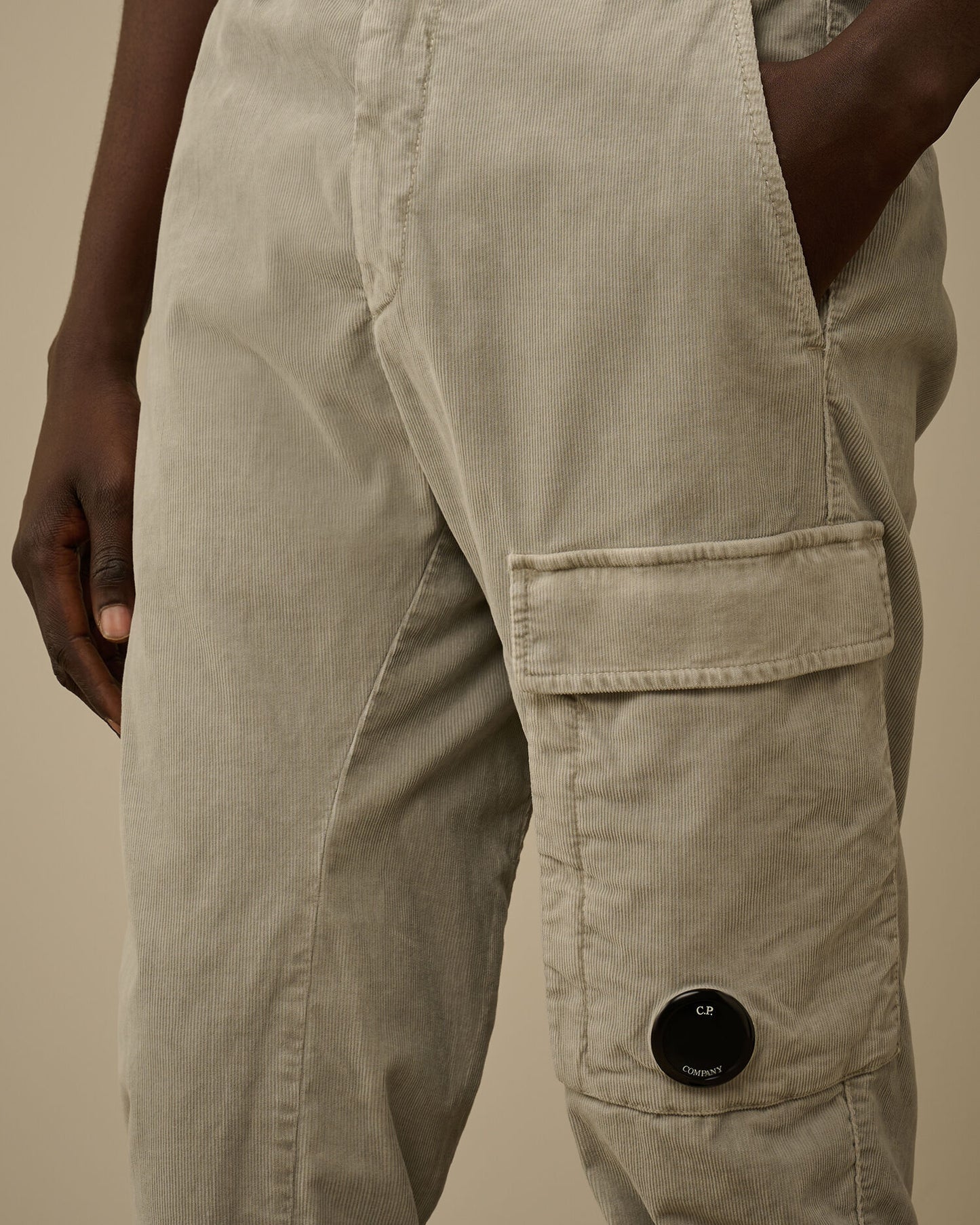 Cp Company Corduroy Lens Cargo Pants