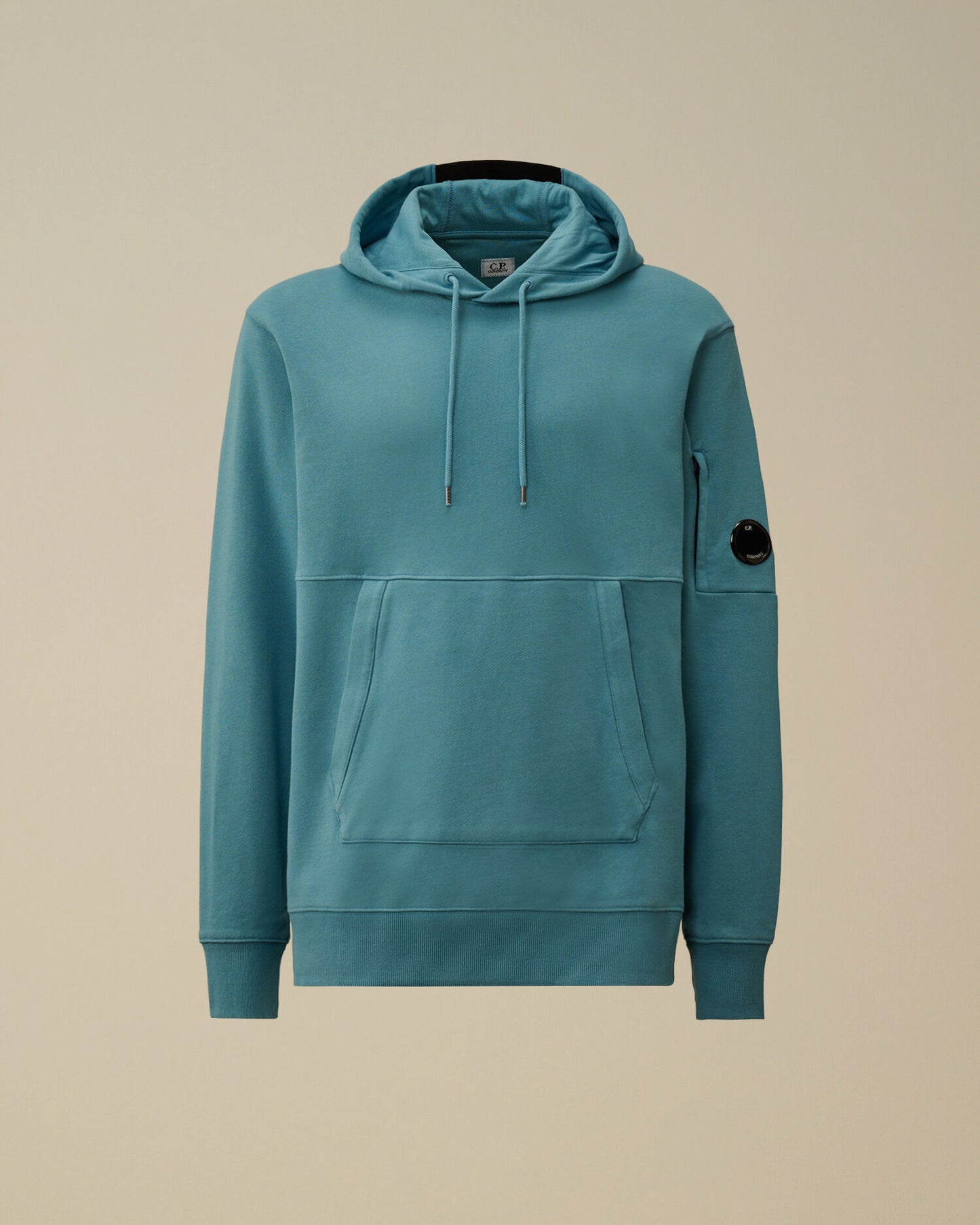 Cp Company Diagonal Raised Fleece Hooded Lens Sweatshirt