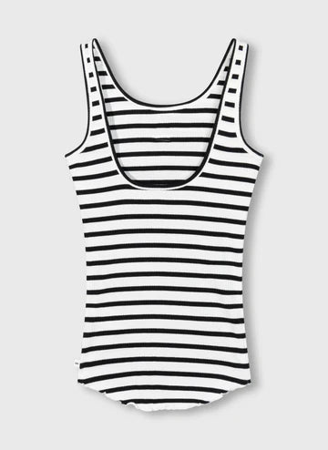 10 DAYS BALLET TOP BACK SCOOP STRIPES