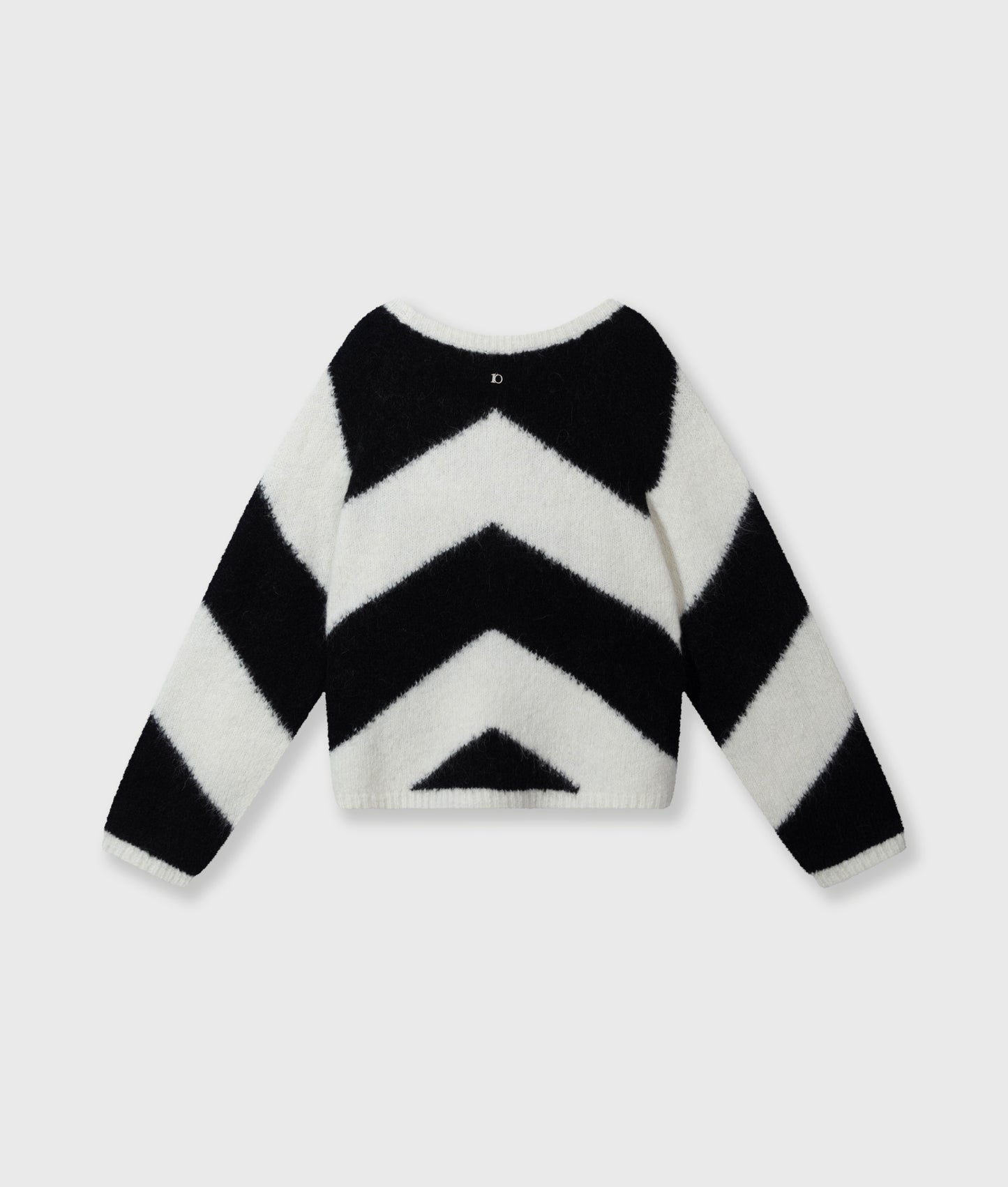 10 DAYS SOFT V-NECK SWEATER STRIPE