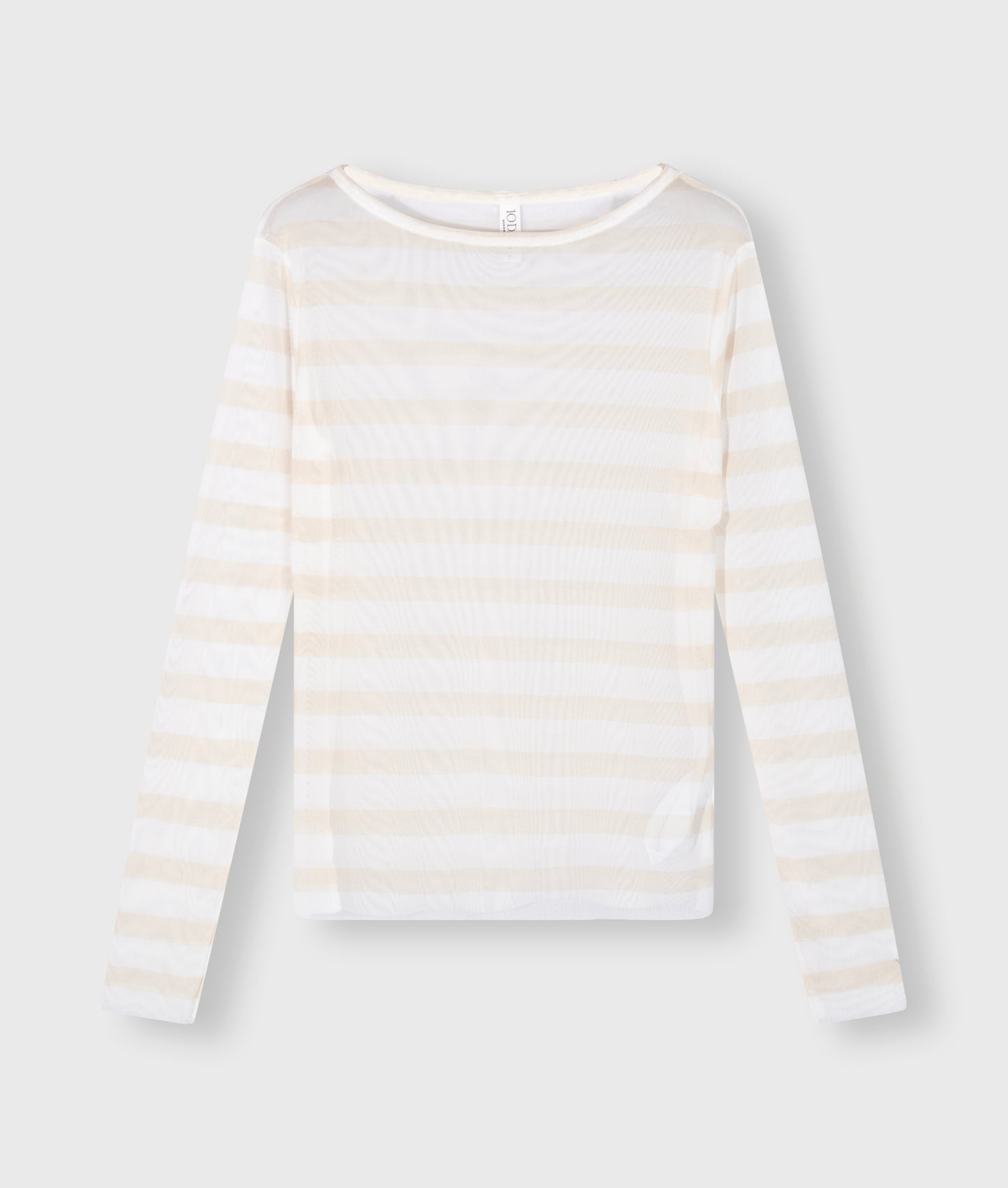 10 DAYS MESH TEE STRIPE