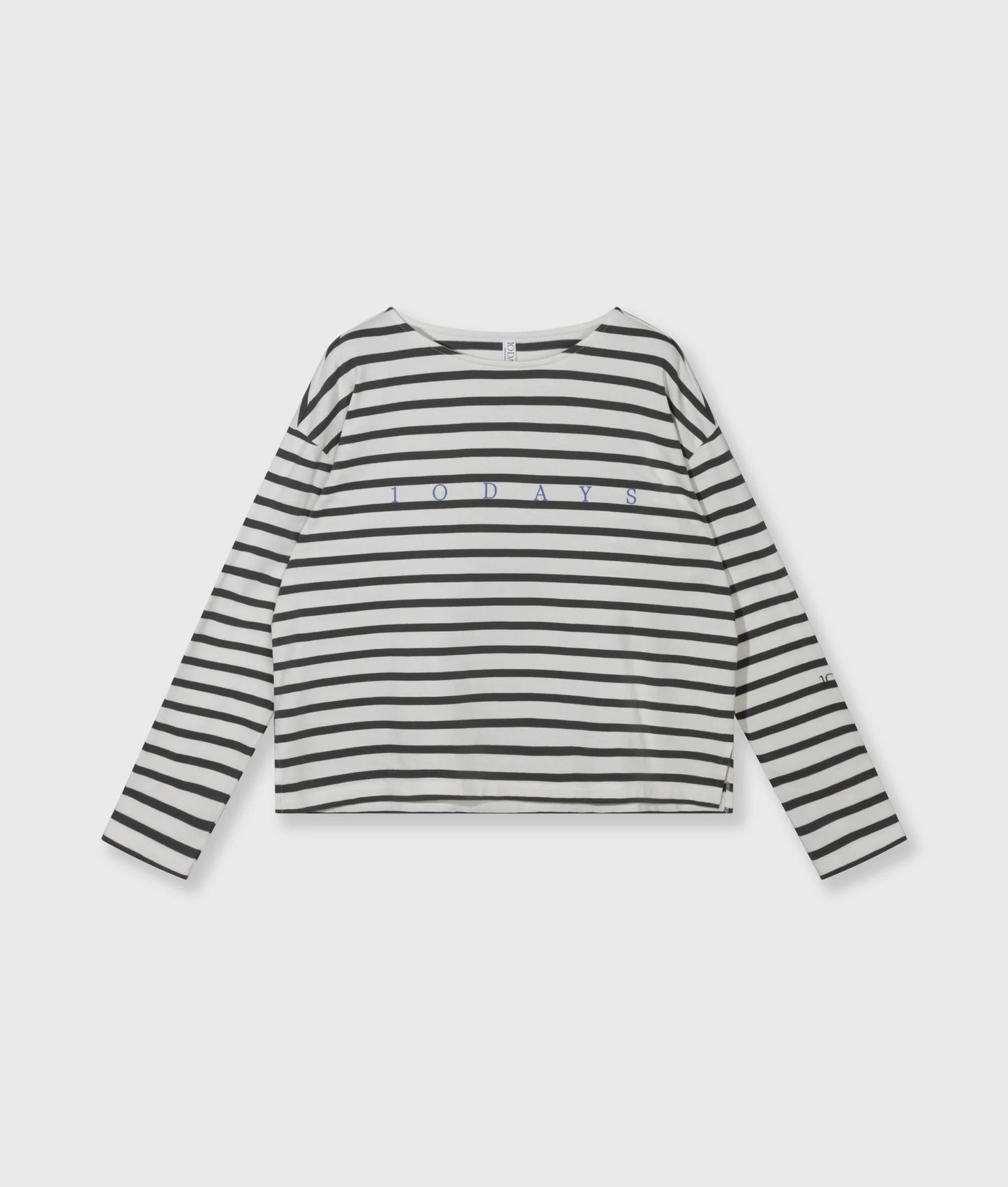 10 DAYS BOAT NECK TOP STRIPES