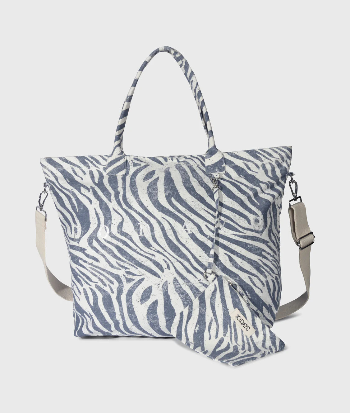 10 DAYS BEACH SHOPPER ZEBRA