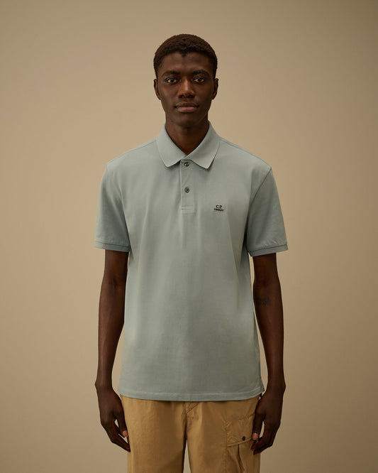 CP COMPANY STRETCH PIQUET SHORT SLEEVE POLO