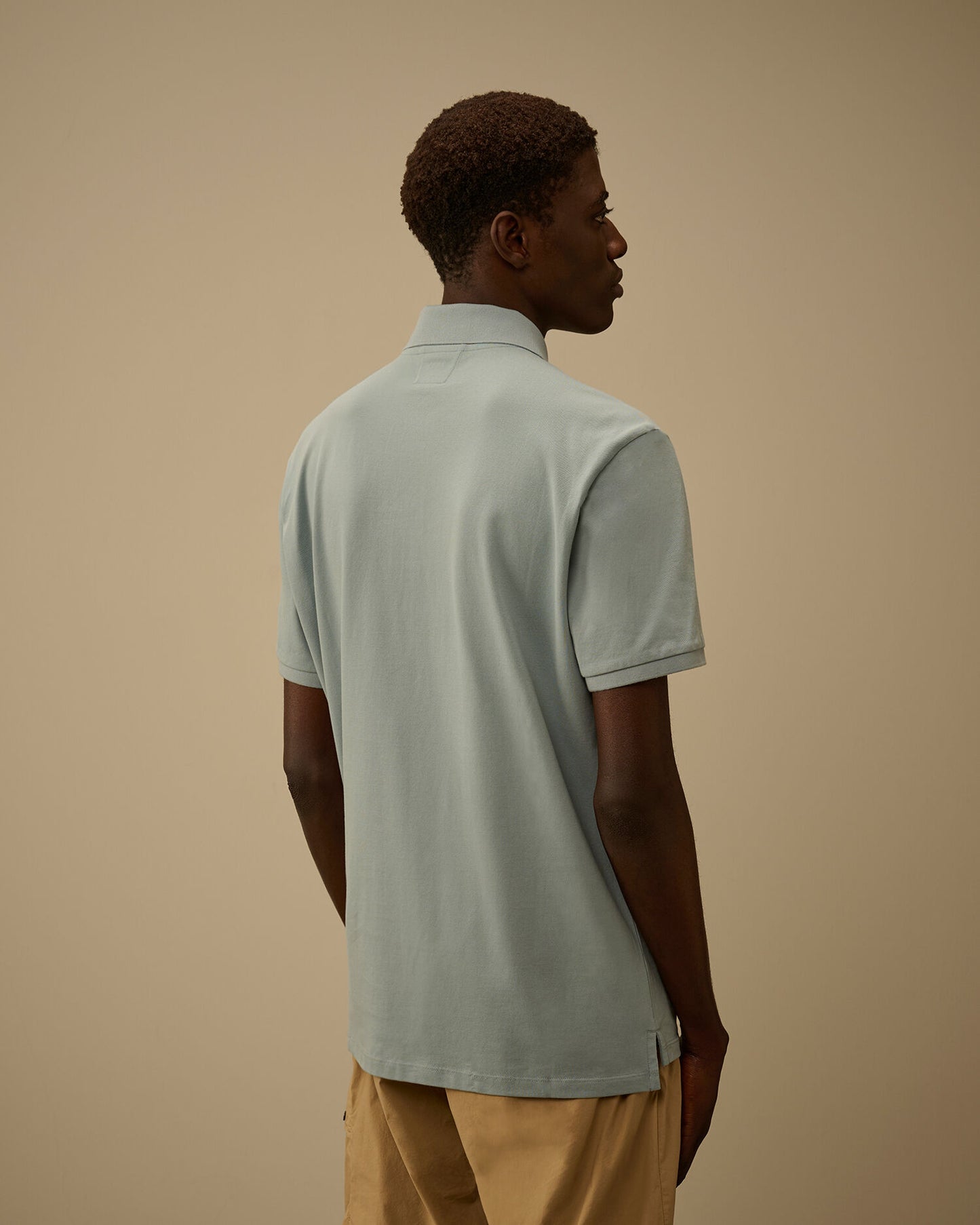 CP COMPANY STRETCH PIQUET SHORT SLEEVE POLO