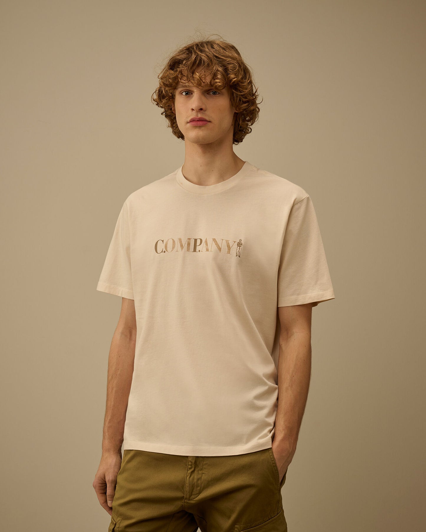 CP COMPANY 30/1 JERSEY SHORT SLEEVE CHEST LOGO T-SHIRT