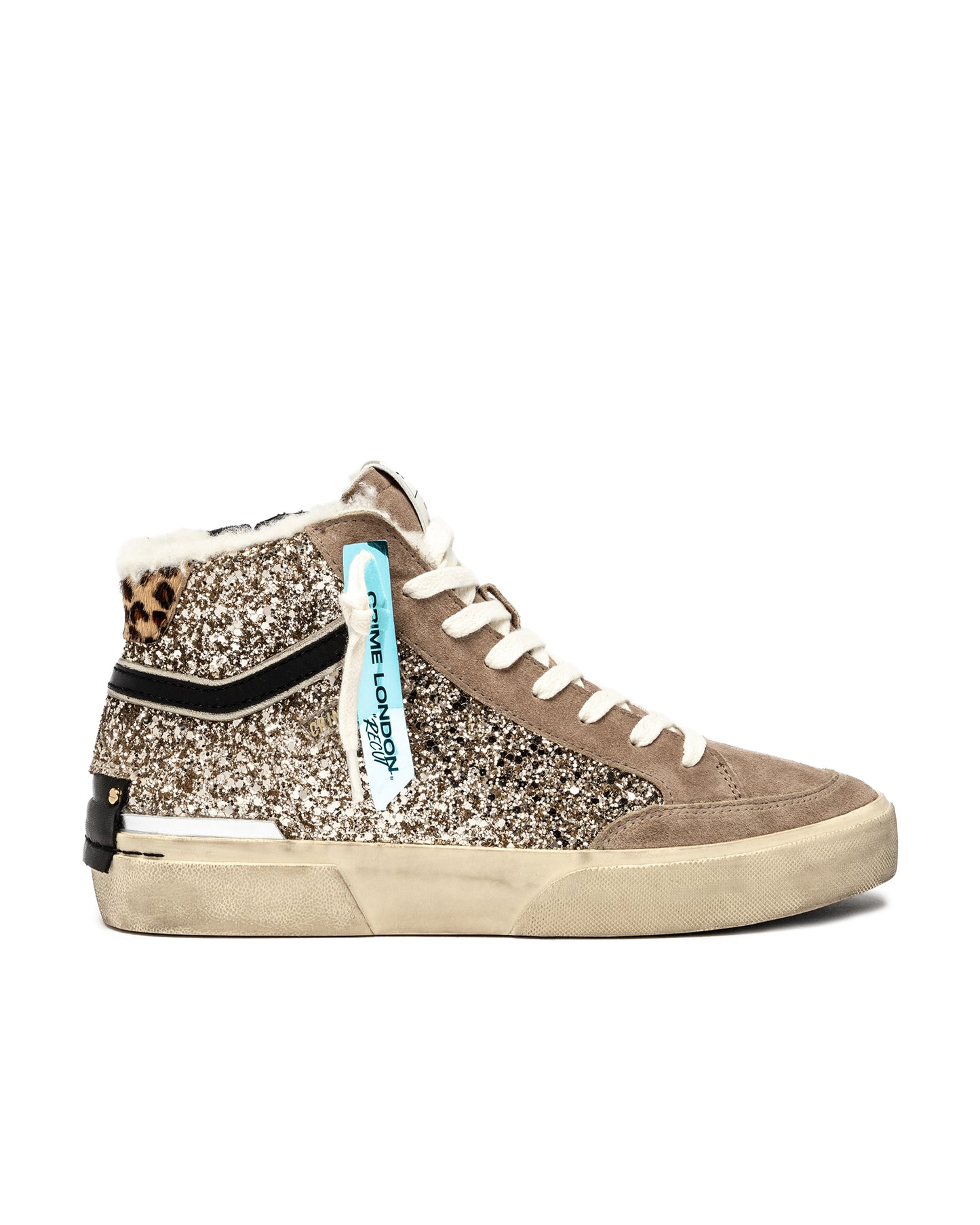 CRIME LONDON SK8 RECUT HIGH GLACIER FROST FUZZY DAMEN