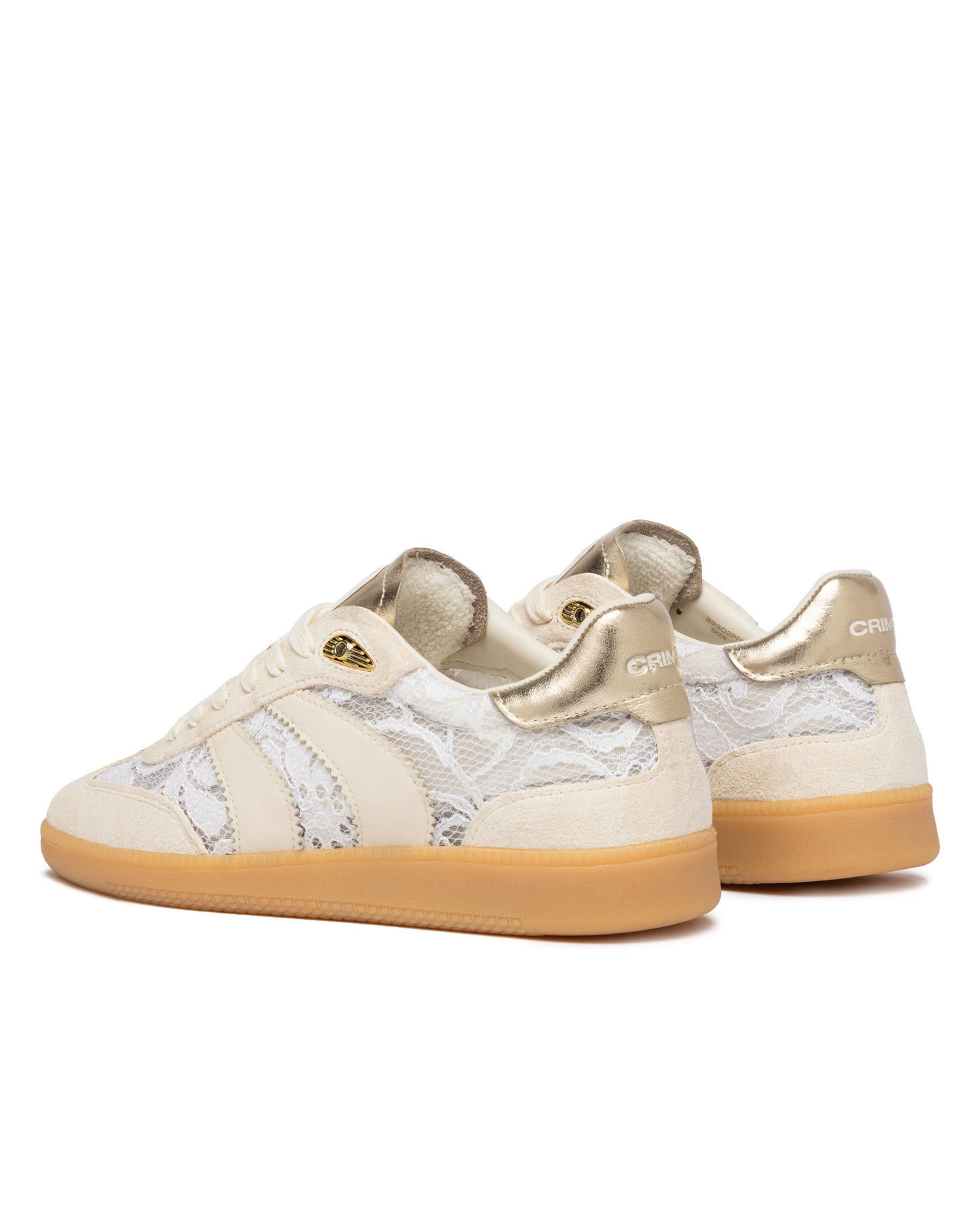 CRIME LONDON DAMEN WEMBLEY WHITE LACE