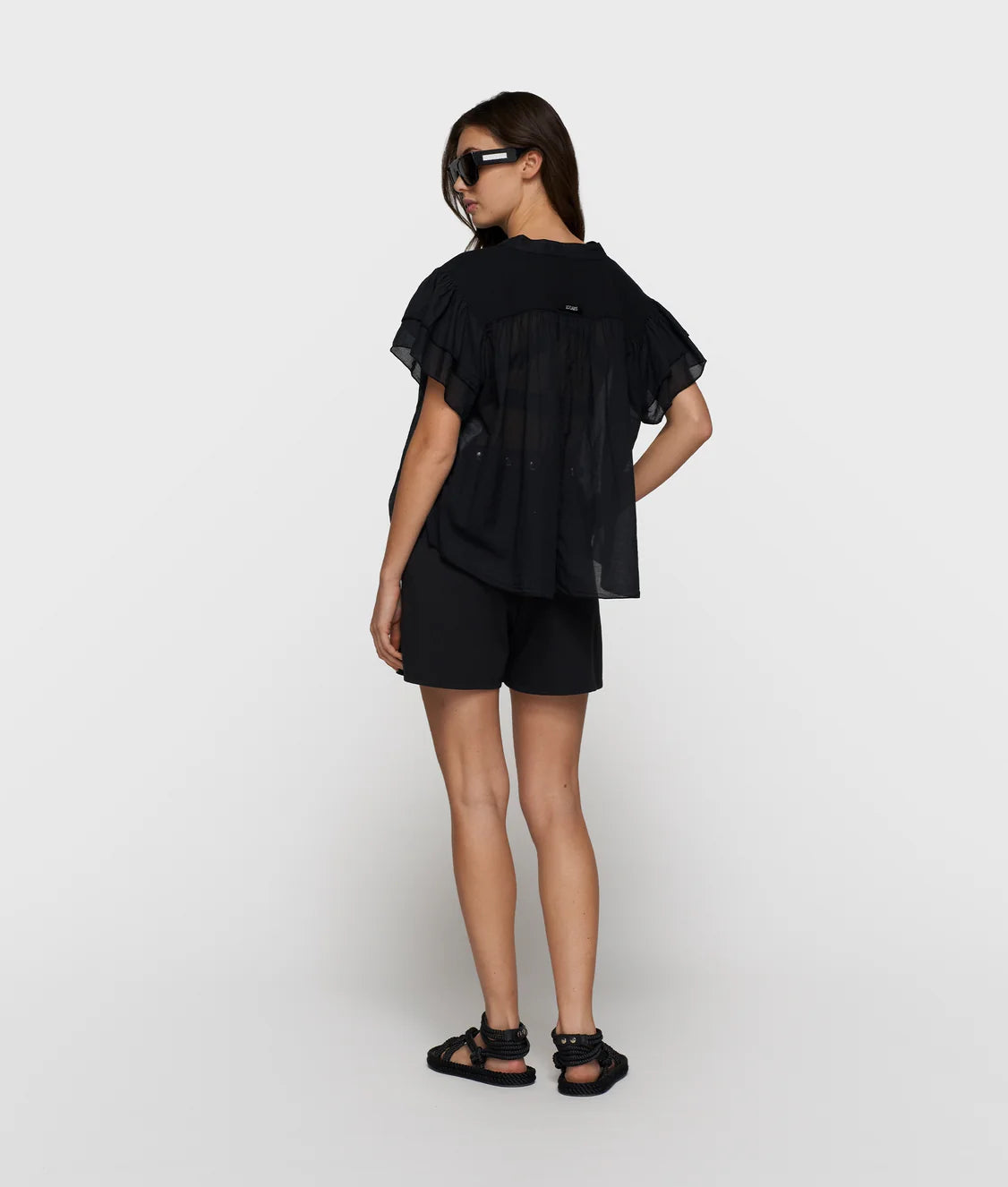 10 DAYS A-LINE RUFFLE TOP