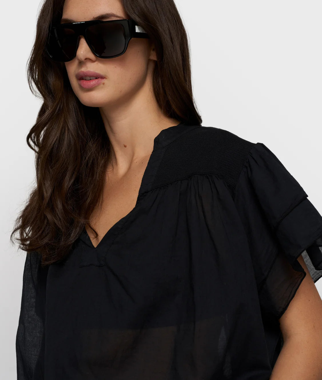 10 DAYS A-LINE RUFFLE TOP