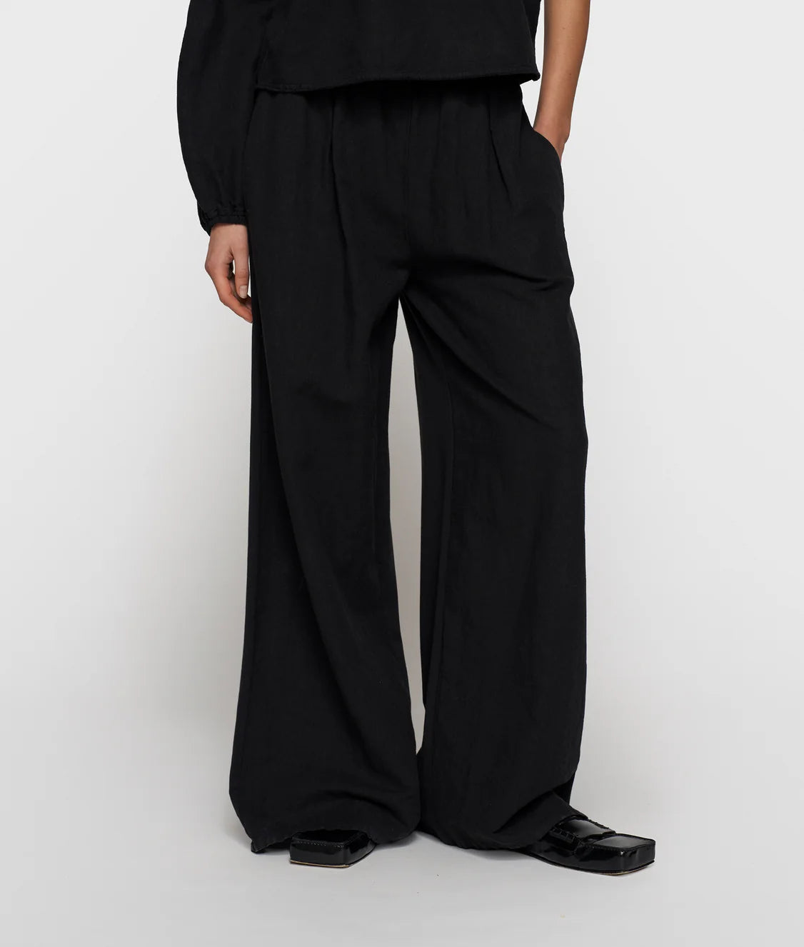 10 DAYS FLOWY PANTS LINEN