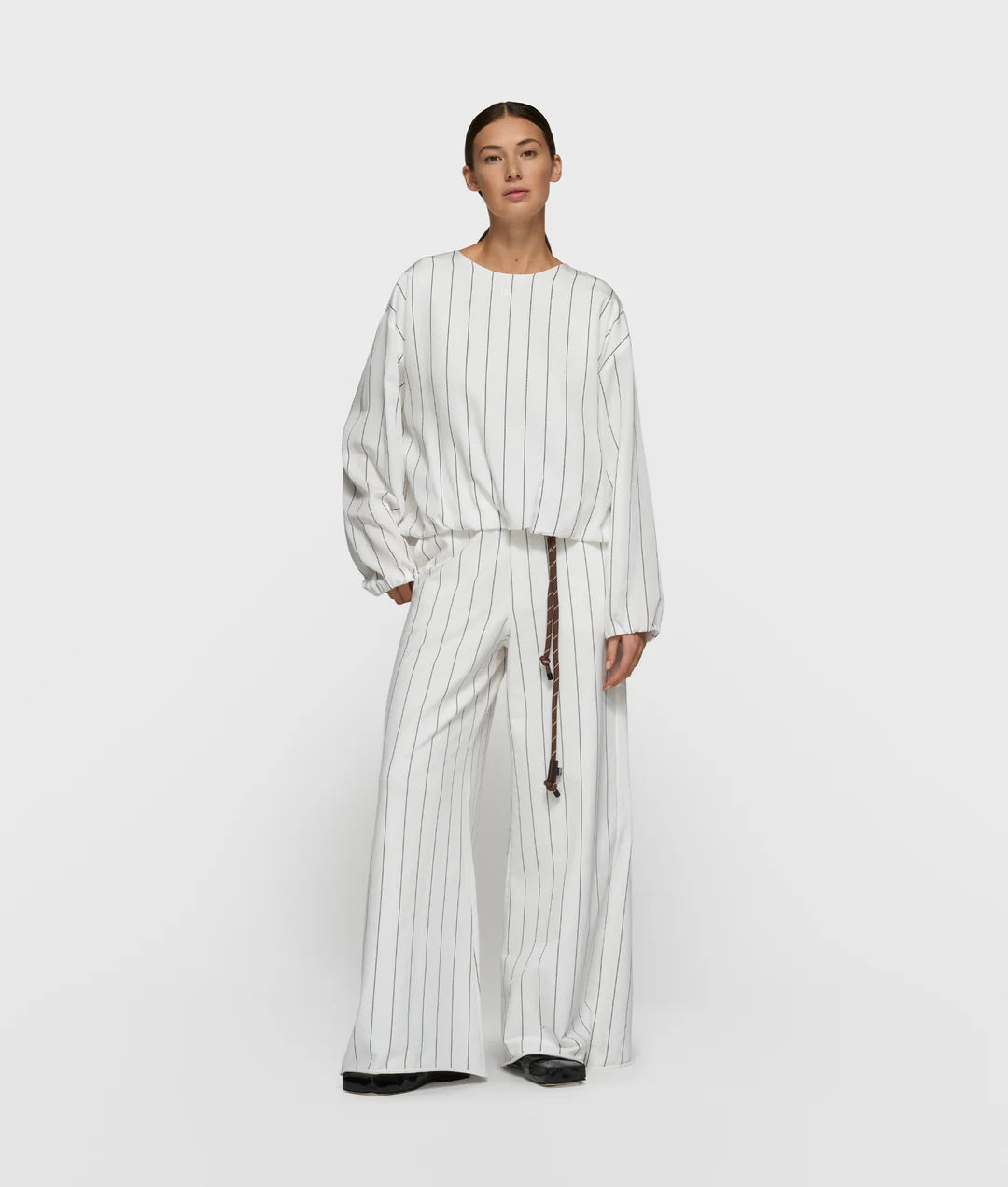 10 DAYS WIDE JOGGER PINSTRIPE