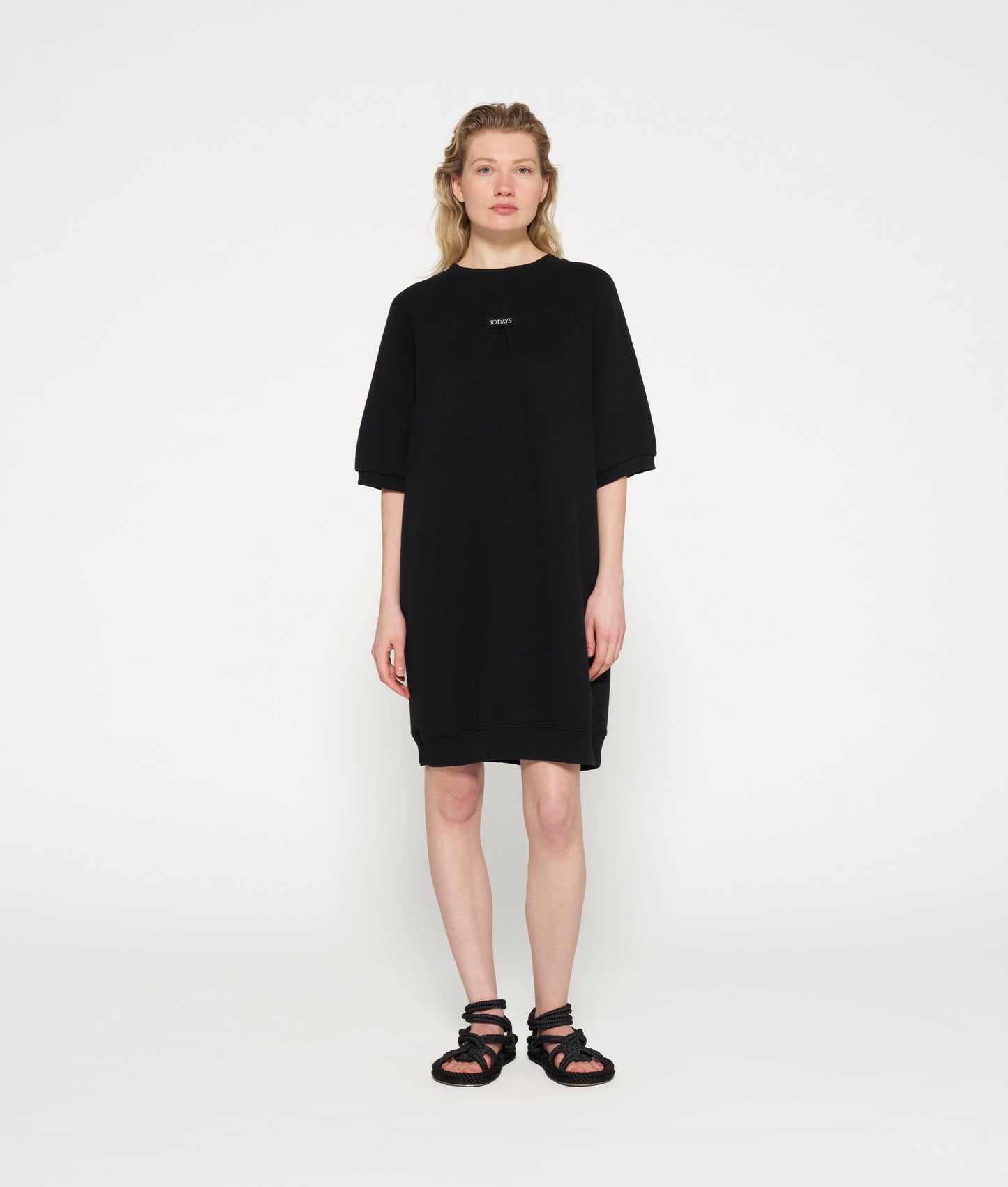 10 DAYS SHORT SLEEVE SWEAT DRESS