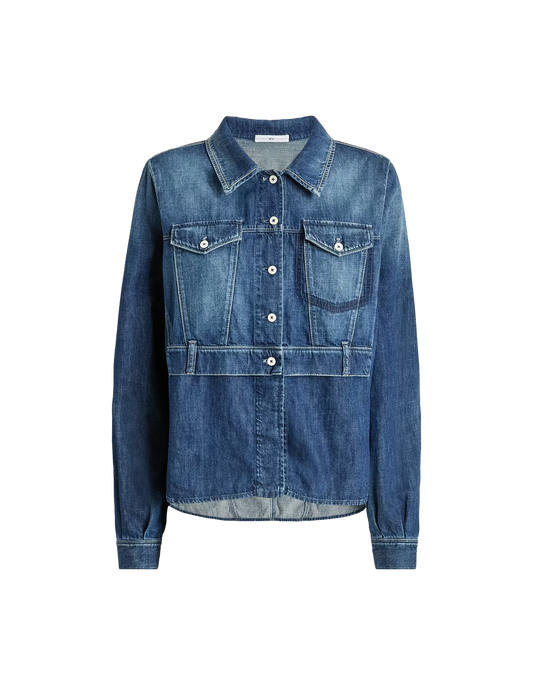 HIGH JEANSBLUSE MAJORETTE