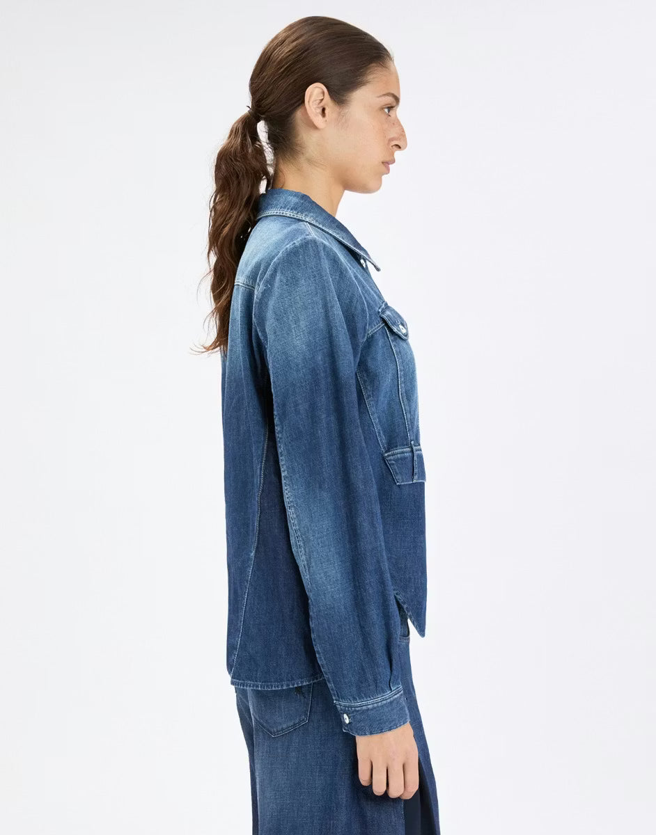 HIGH JEANSBLUSE MAJORETTE