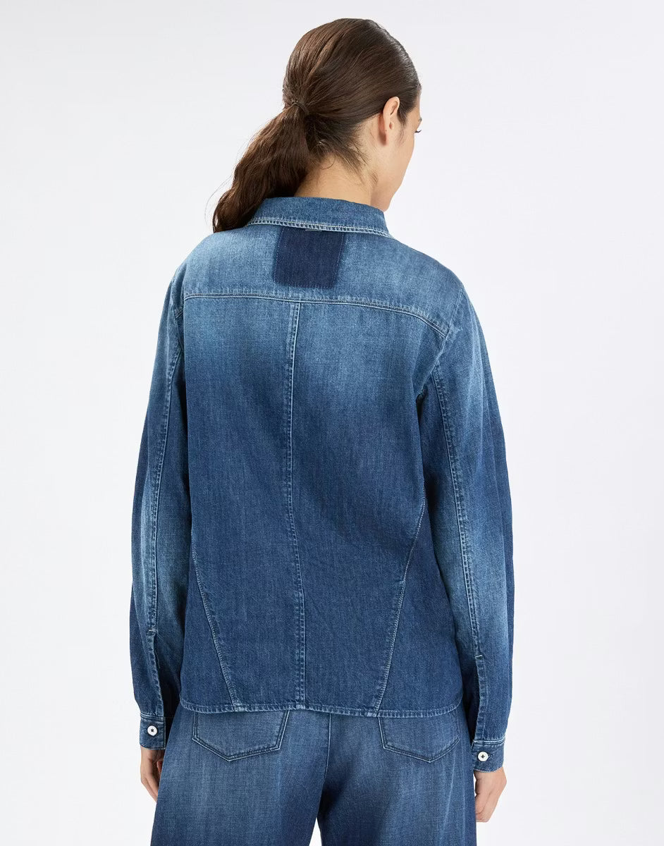 HIGH JEANSBLUSE MAJORETTE