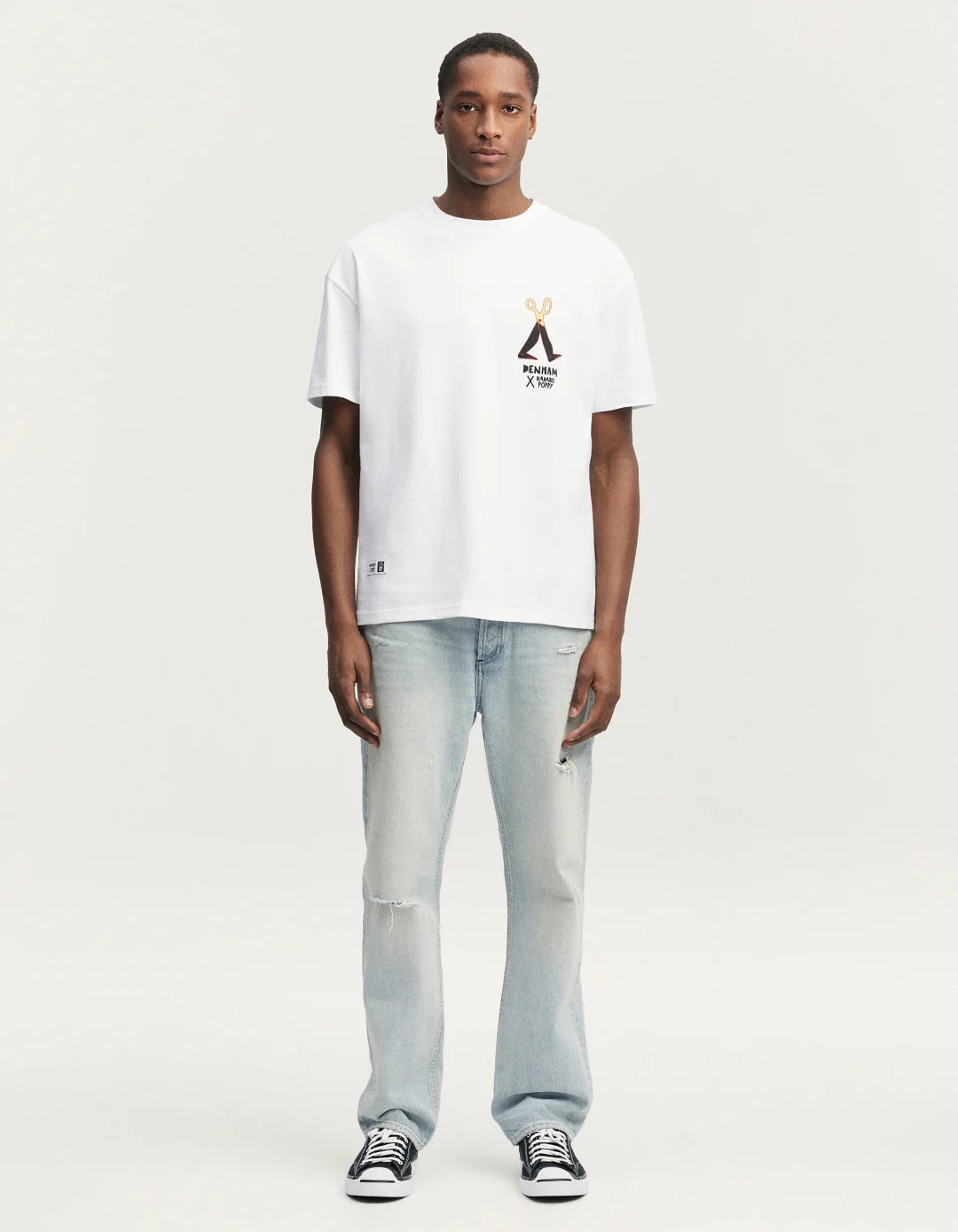 DENHAM DXKP TOUR BOX TEE