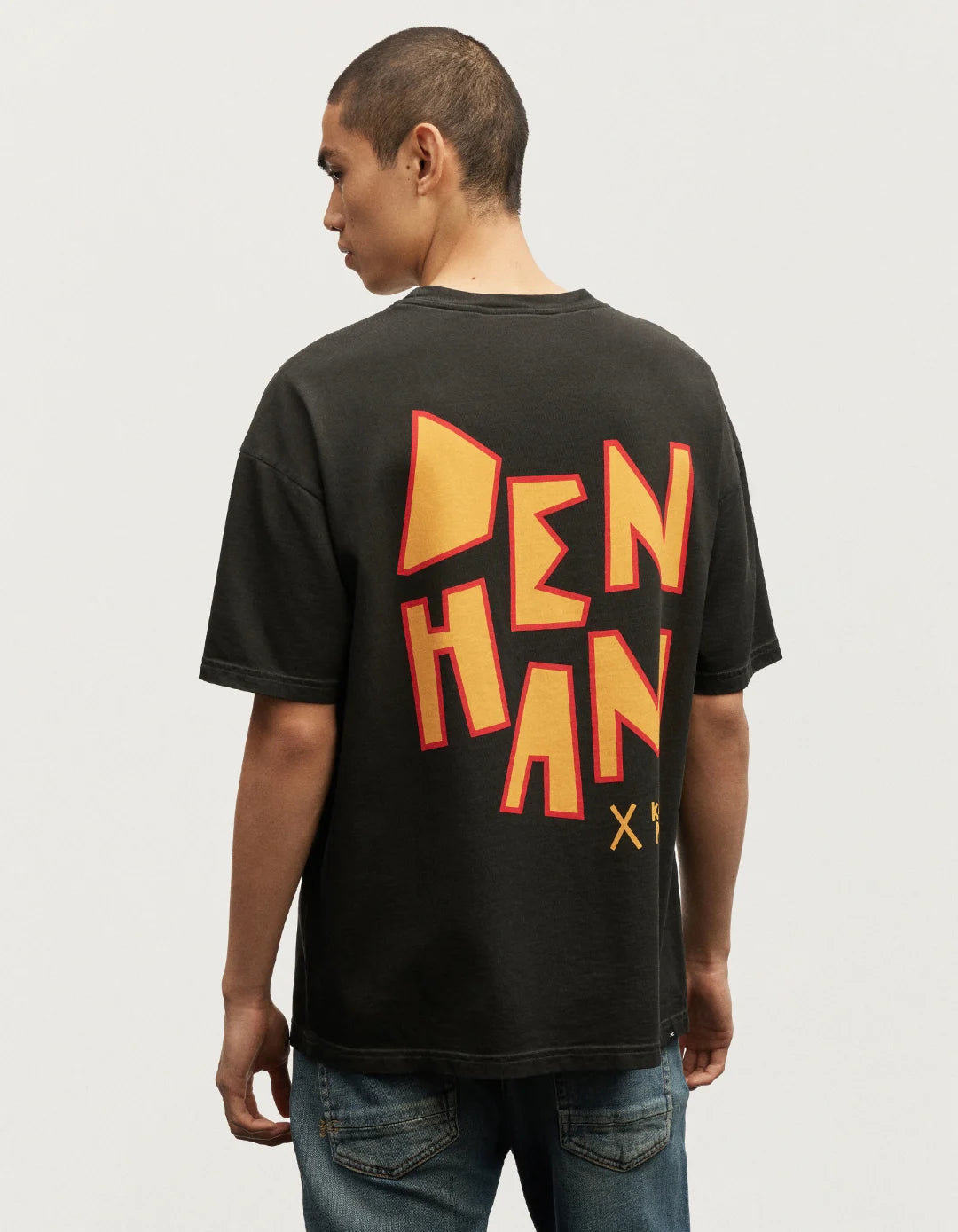 DENHAM DXKP TRIBE BOX TEE