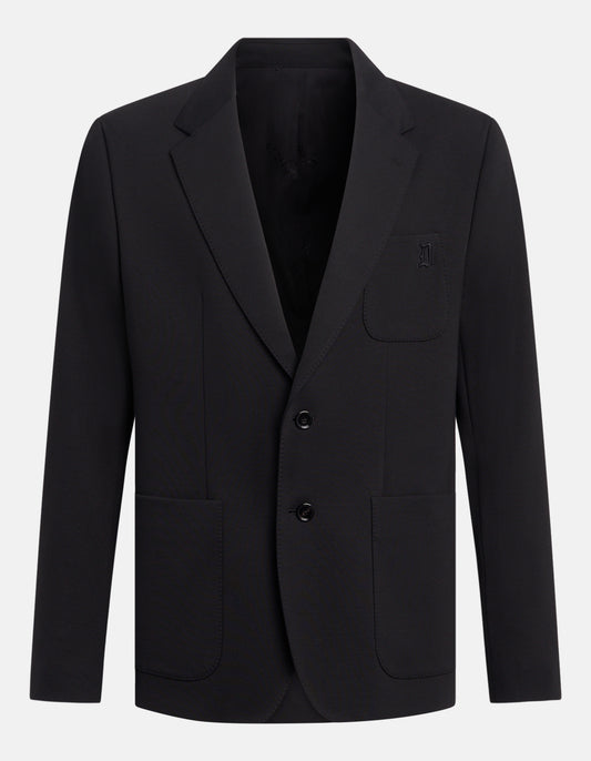 Dondup Herren Einreihiger Blazer aus Jersey
