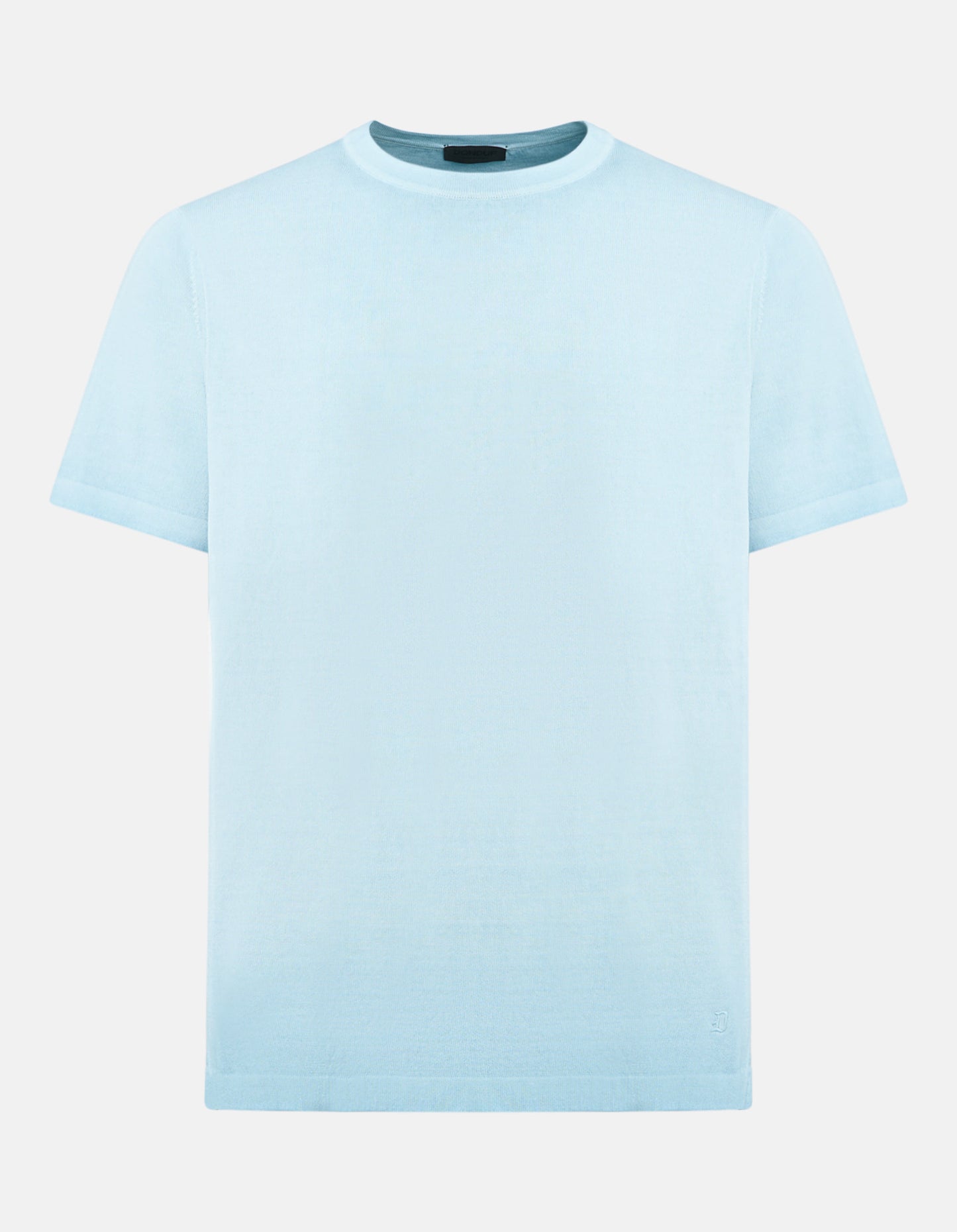 Dondup Herren Regular-Fit T-Shirt aus Baumwollkrepp mit Rundhalsausschnitt
